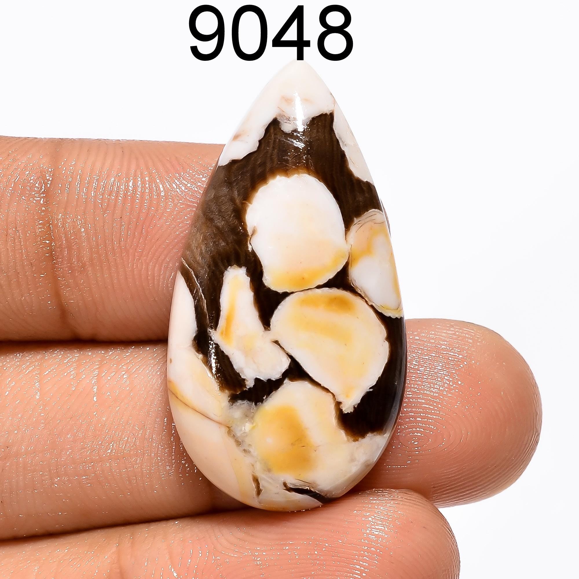Natural Peanut Wood Jasper Cabochon, Mix Shape Gemstone Pendant