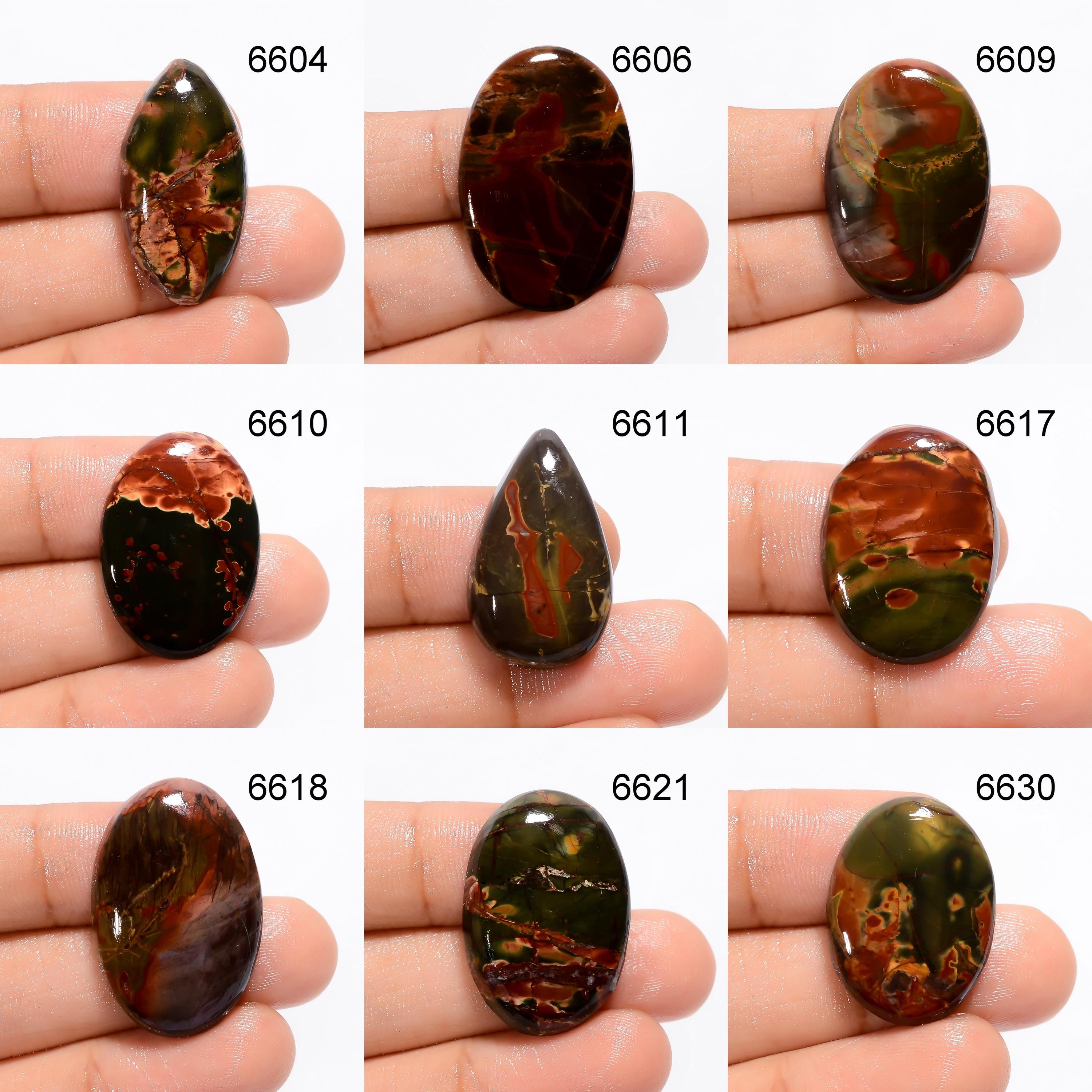 AAA Cherry Creek Jasper Cabochon, Loose Gemstone, Jewelry Making - image 3