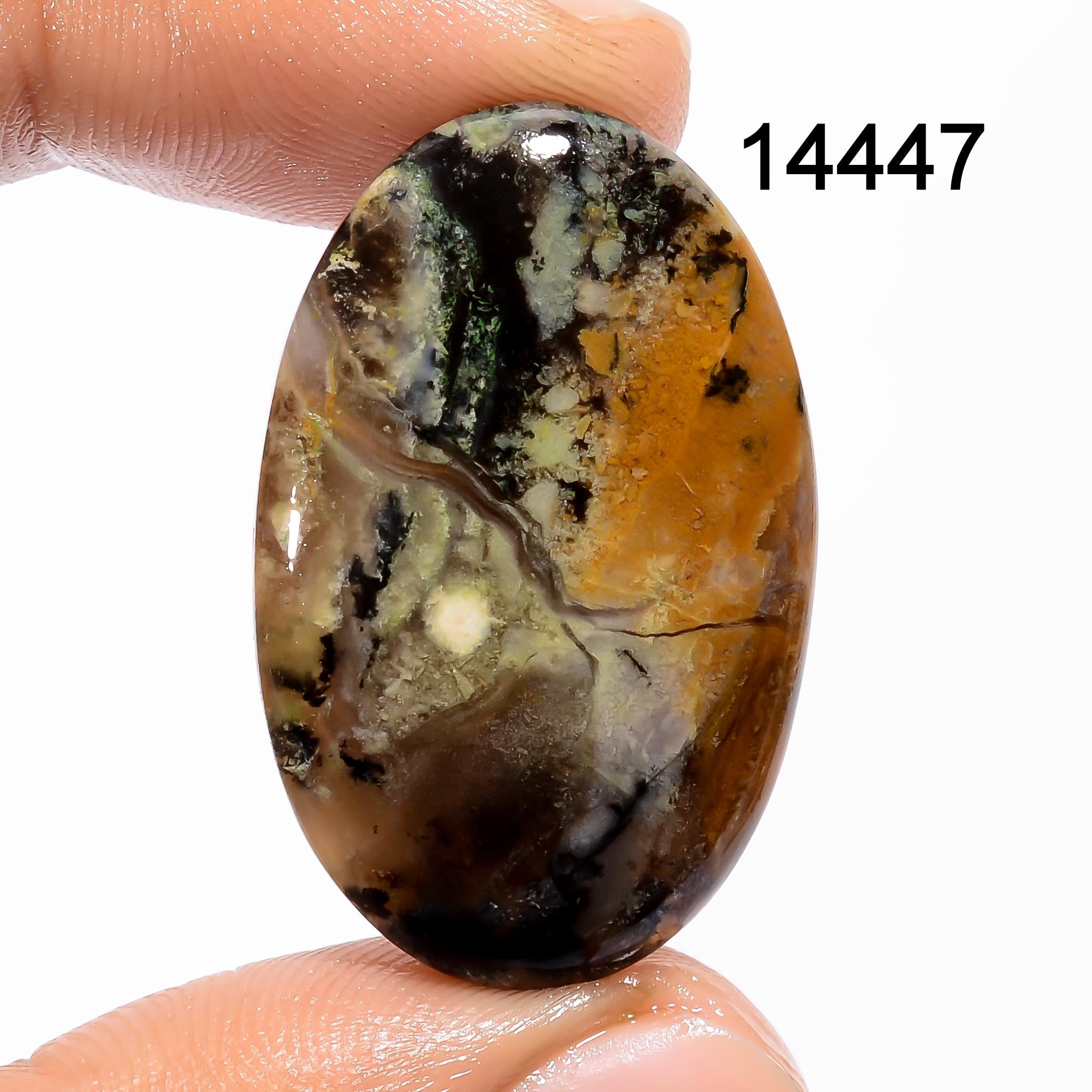 AAA Amethyst Sage Agate Gemstone Cabochon, Mix Shape Loose Gemstone.