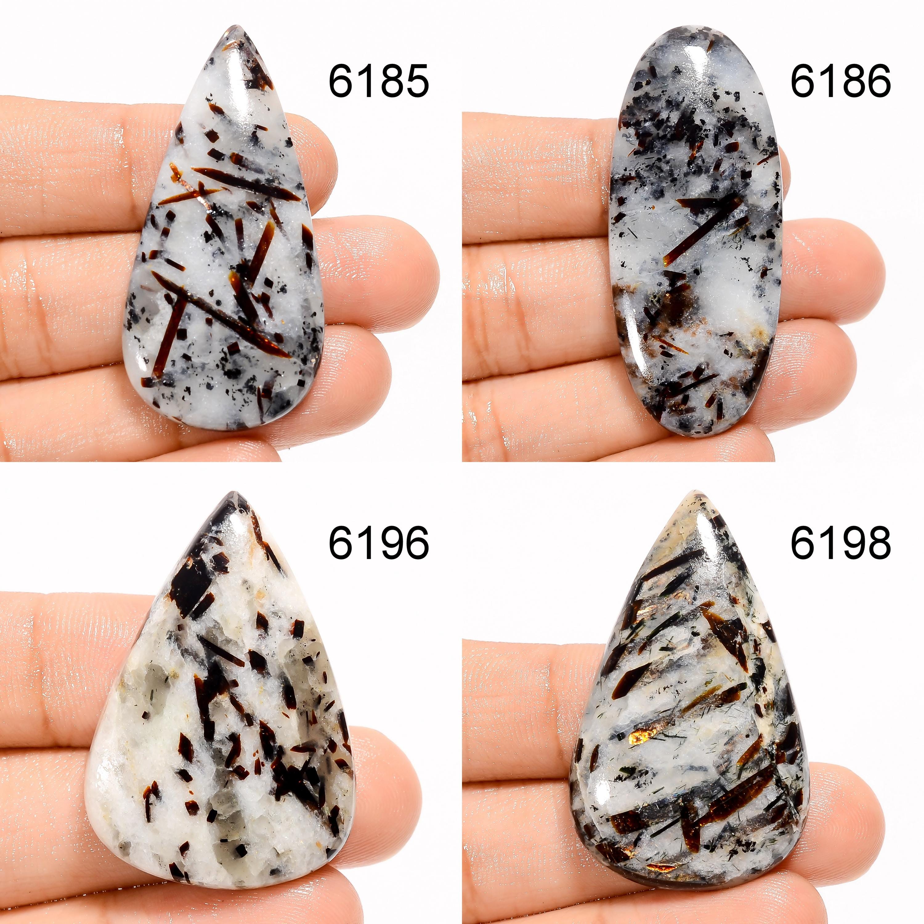 Natural Astrophylite Cabochon Wholesale Gemstone, Handmade Designer Crystal, DIY-ART-CRAFTS Pendant Necklace Jewelry Mak - image 3
