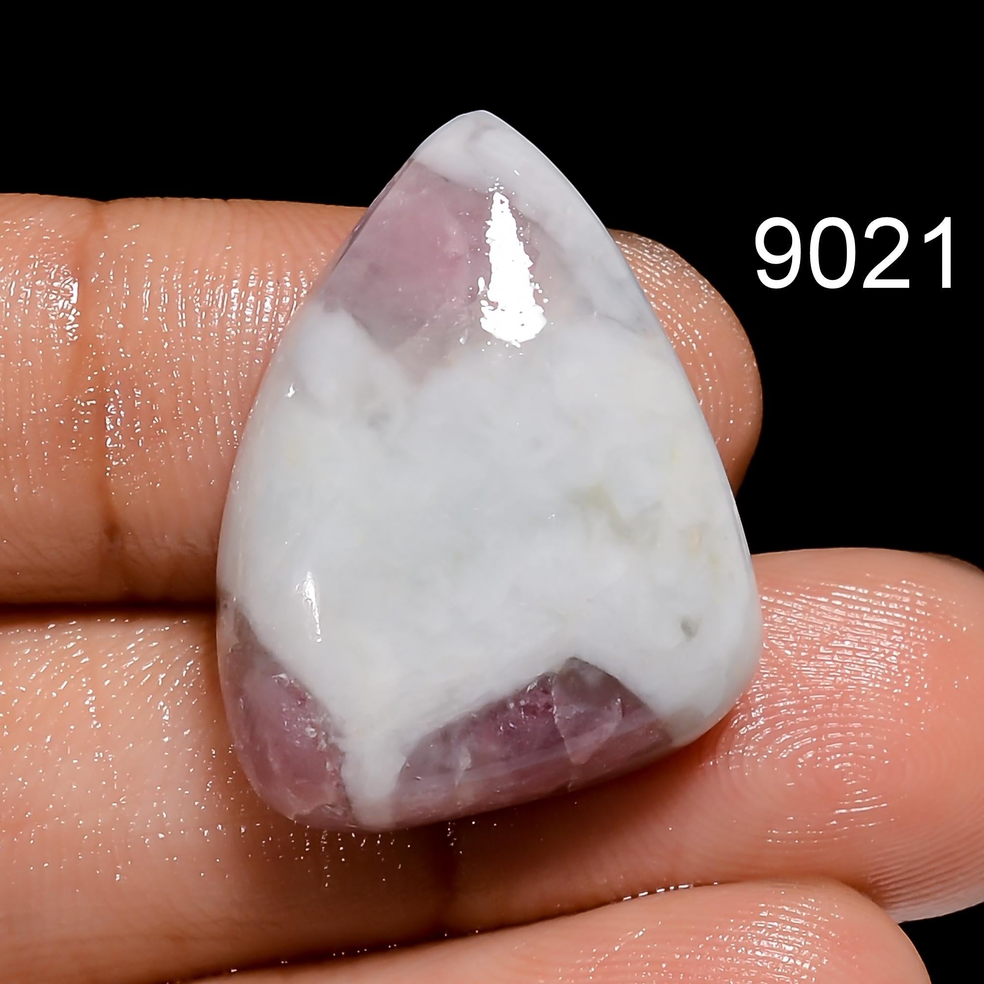 AAA Pink Tourmaline Quartz Cabochon: Loose Gemstone for Jewelry Making - image 6