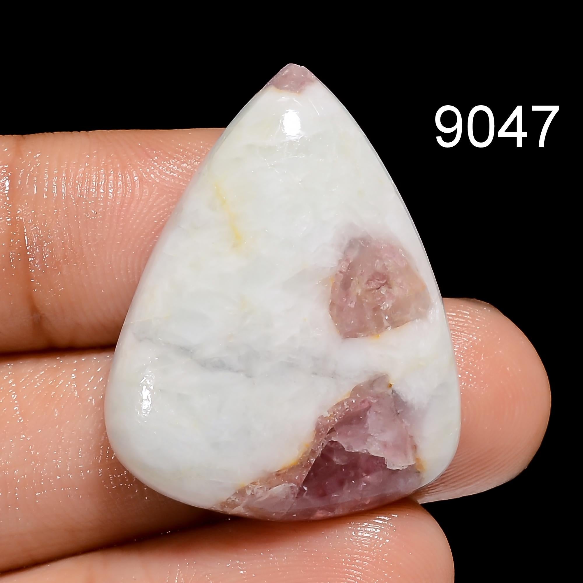 AAA Pink Tourmaline Quartz Cabochon: Loose Gemstone for Jewelry Making - image 10