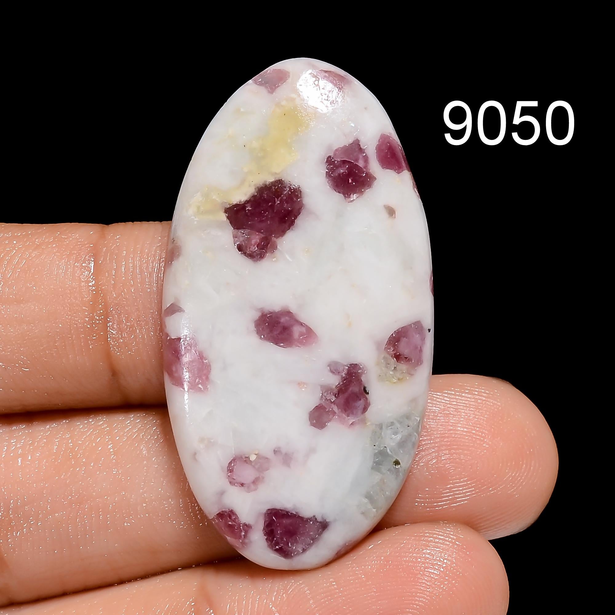 AAA Pink Tourmaline Quartz Cabochon: Loose Gemstone for Jewelry Making - image 12