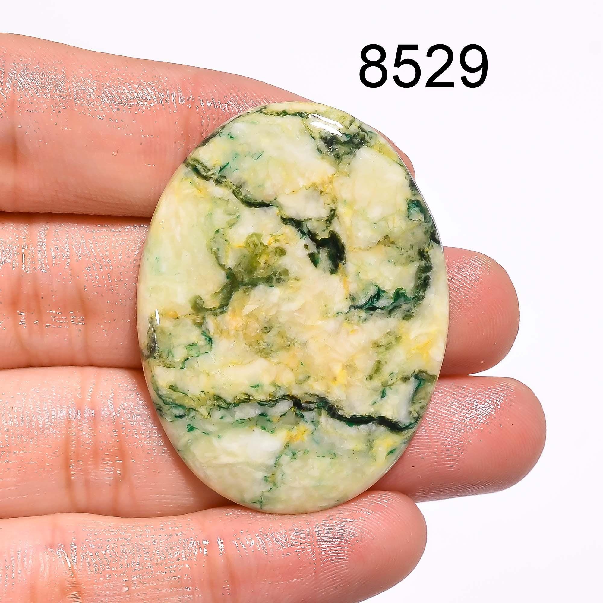 Natural Mariposite Cabochon, AAA Quality Gemstone, Jewelry Making - image 6