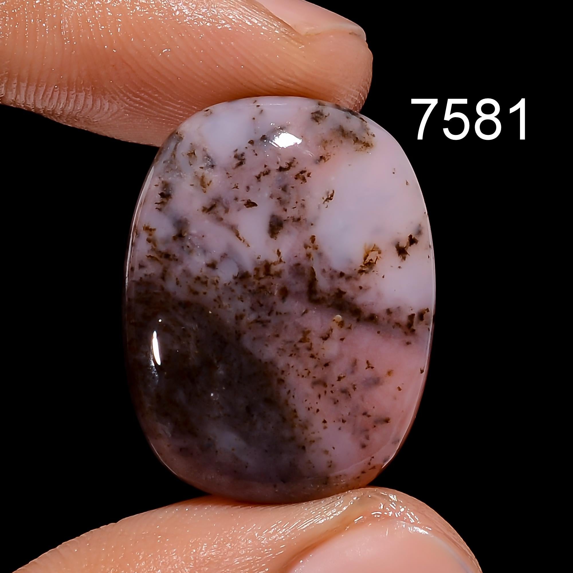 AAA Pink Opal Cabochon: Loose Gemstone for Jewelry Making - image 3
