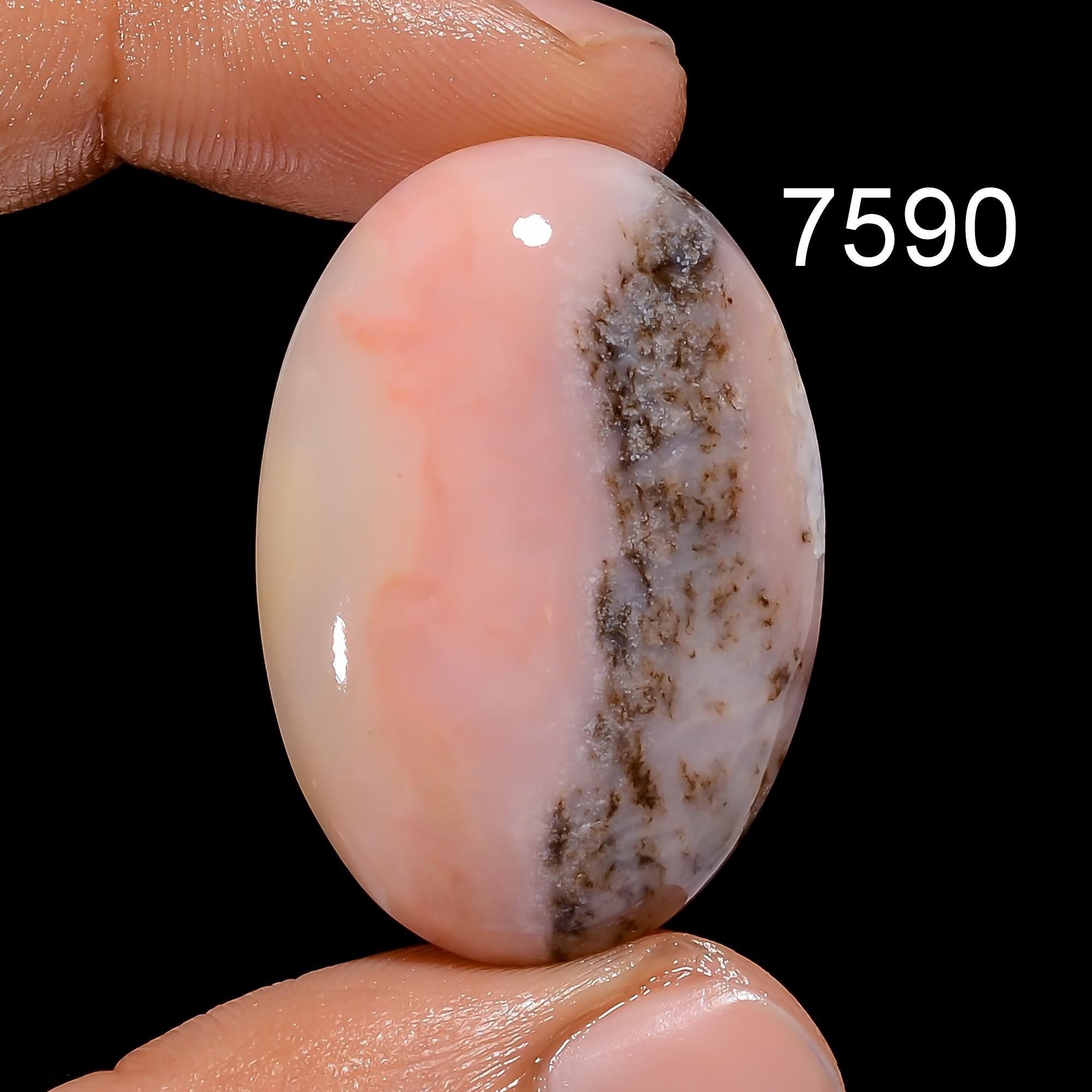 AAA Pink Opal Cabochon: Loose Gemstone for Jewelry Making - image 6