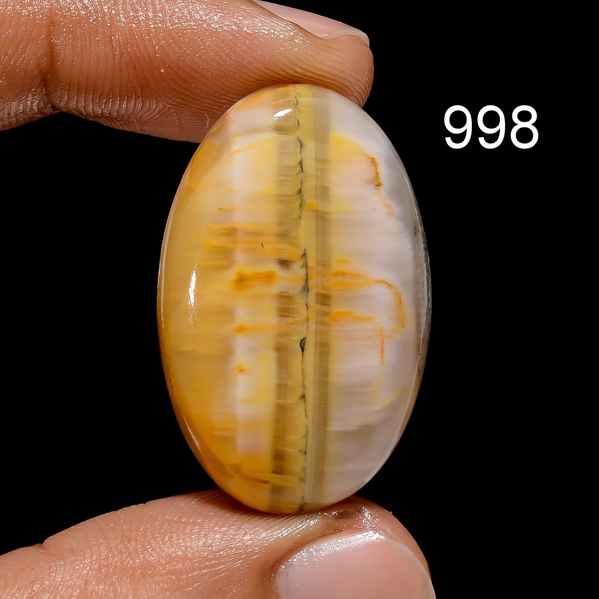 Natural Tiger Jasper Cabochon, Radiant Gemstone for Jewelry Making - image 6