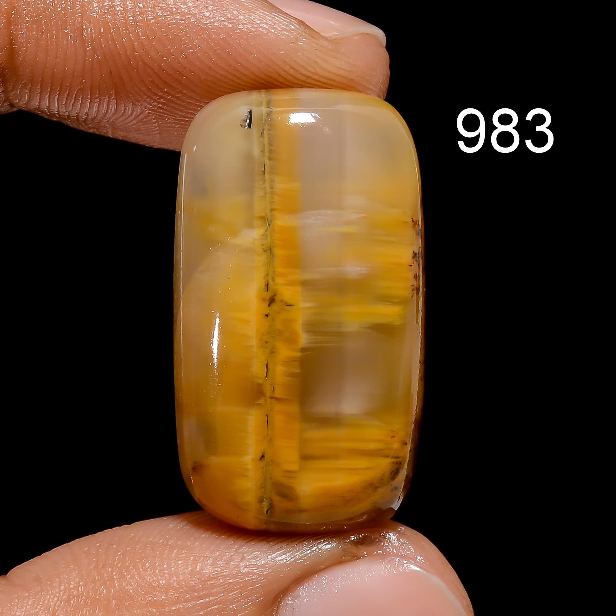 Natural Tiger Jasper Cabochon, Radiant Gemstone for Jewelry Making - image 2