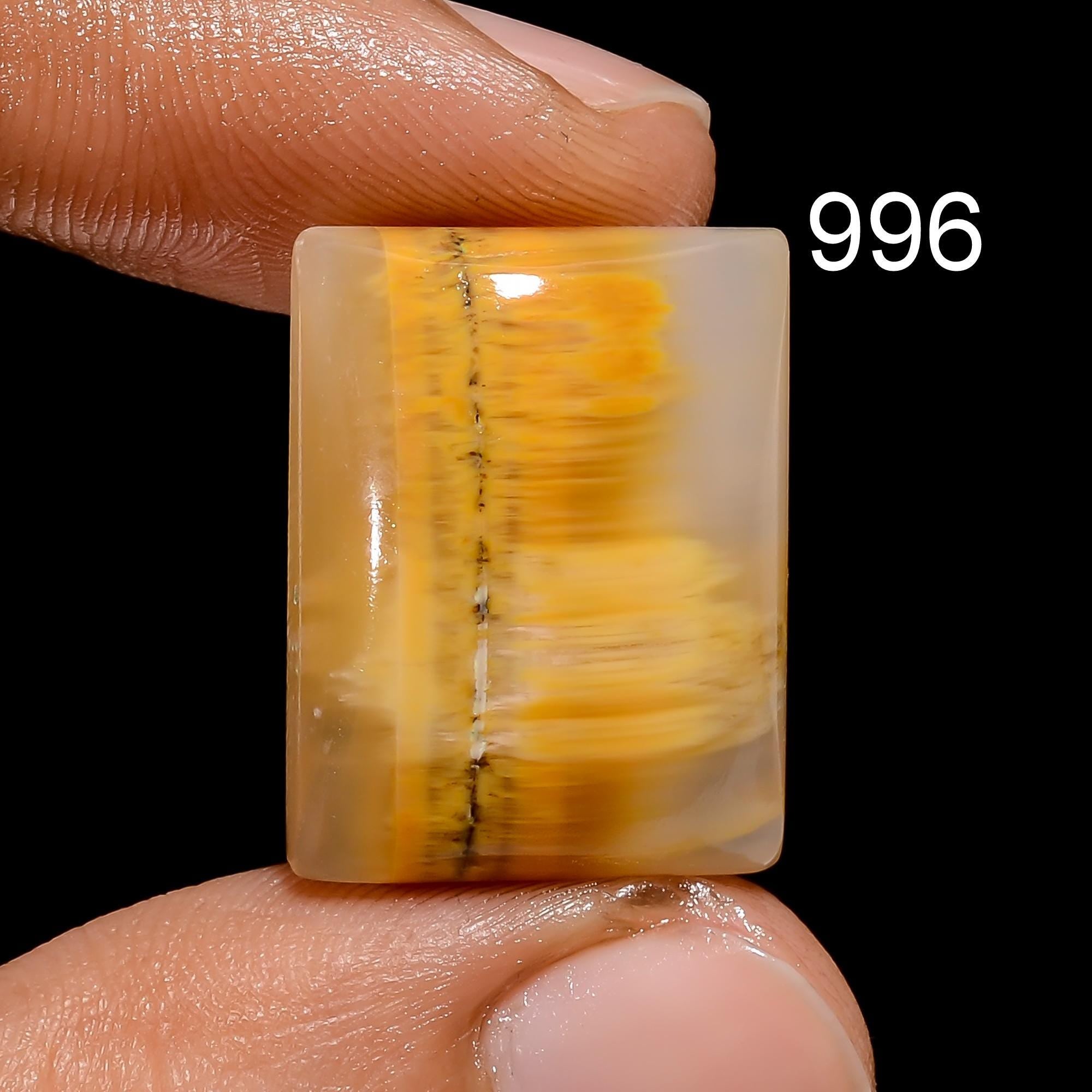 Natural Tiger Jasper Cabochon, Radiant Gemstone for Jewelry Making - image 5