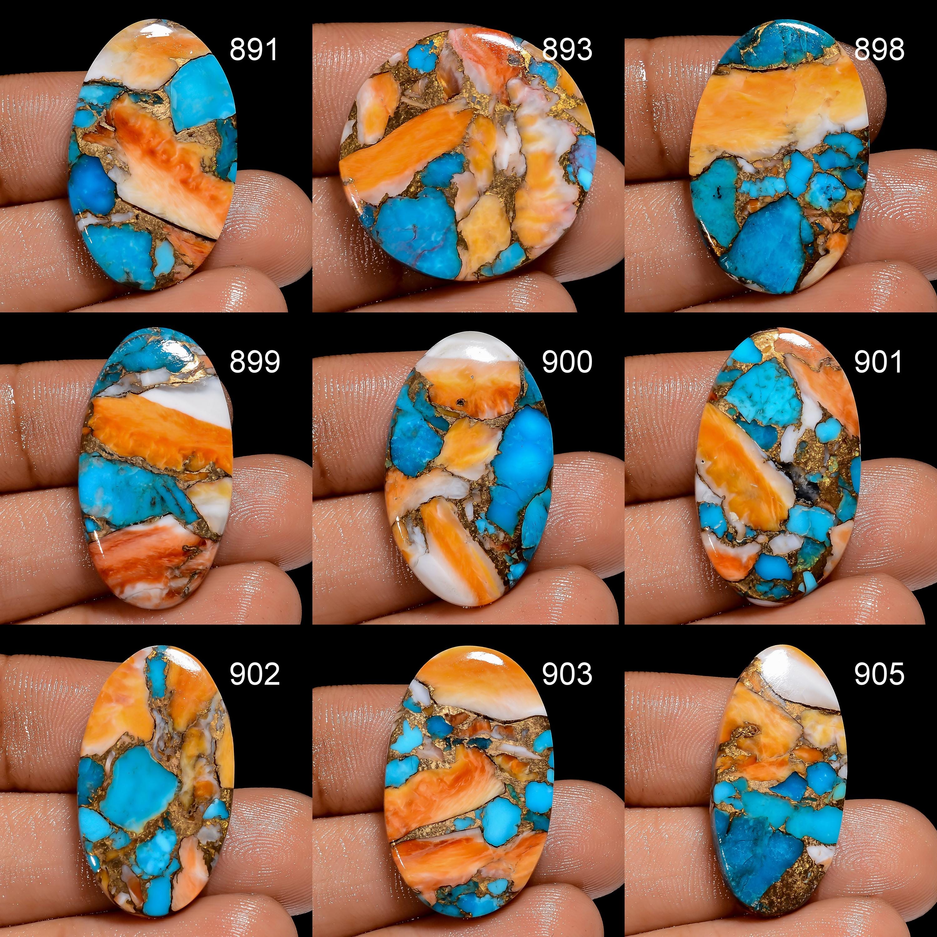 Oyster Copper Turquoise Cabochon, Mix  Shape Loose Gemstone For Jewelry Making Supply. - image 3