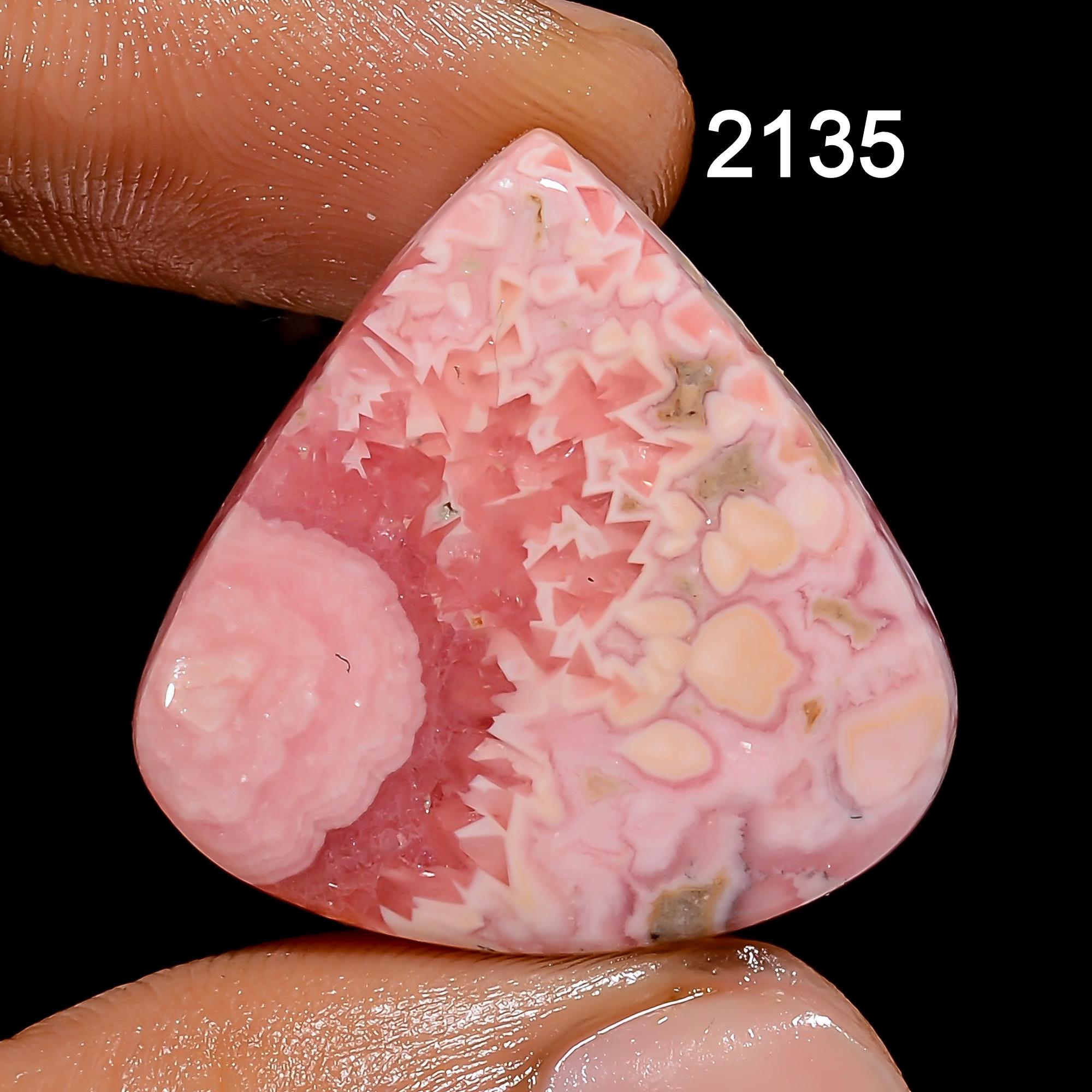 Natural Rhodochrosite Cabochon: Mix Shape Loose Gemstone for Jewelry Making - image 6