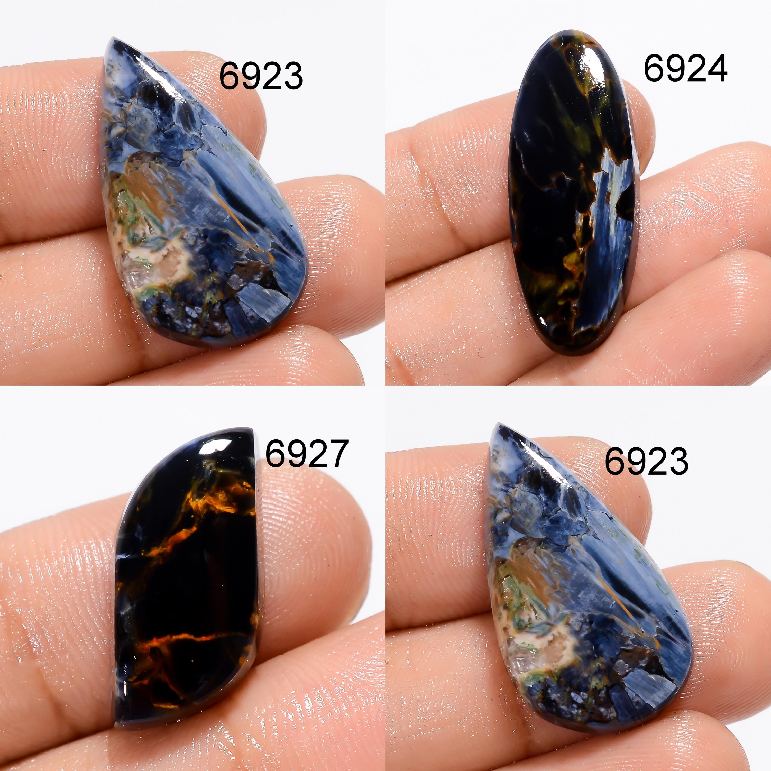 AAA Pietersite Cabochon: Natural Namibia Gemstone for Jewelry Making healing Crystal - image 4