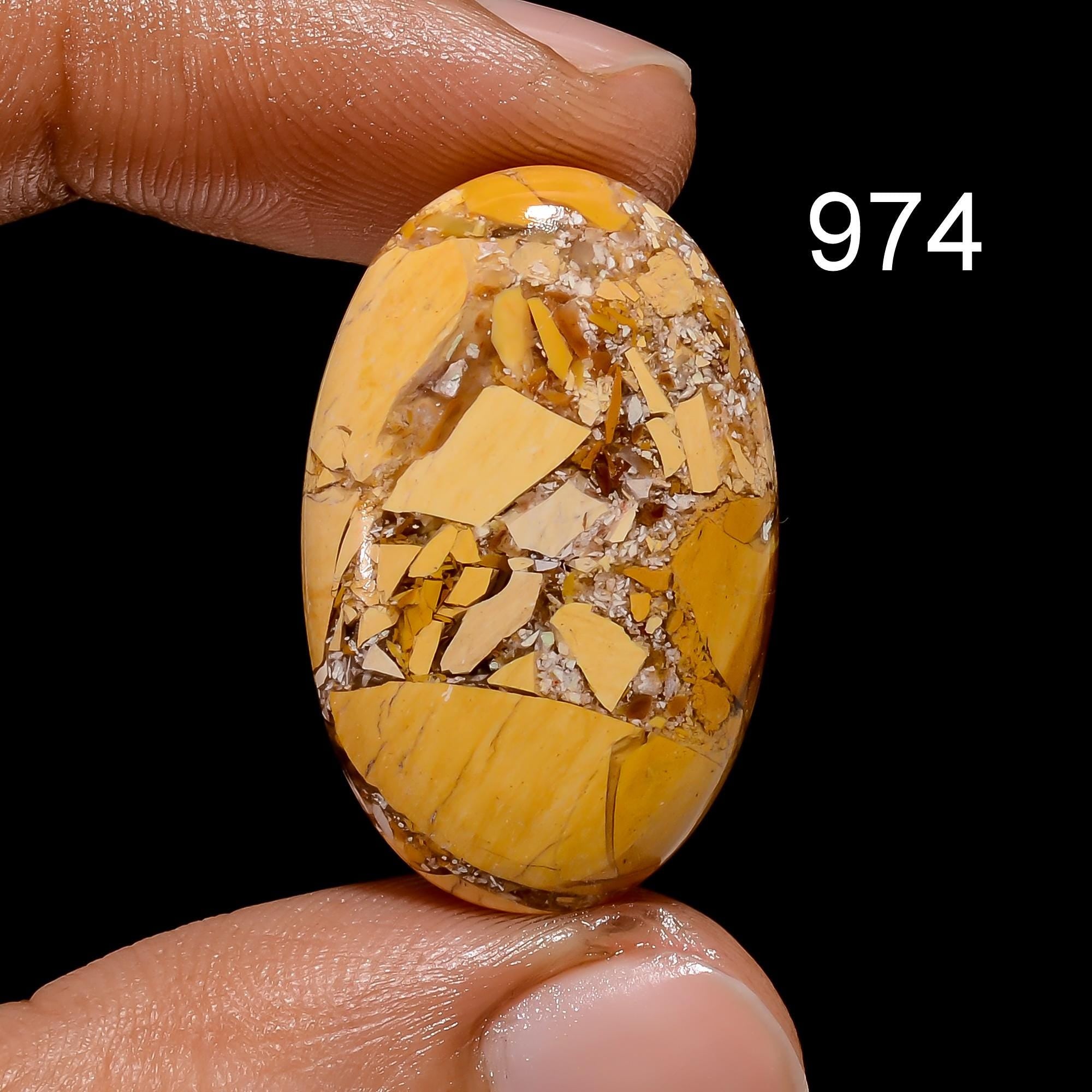 AAA Brecciated Mookaite Cabochon Natural Loose Gemstone Pendant Stone - image 6