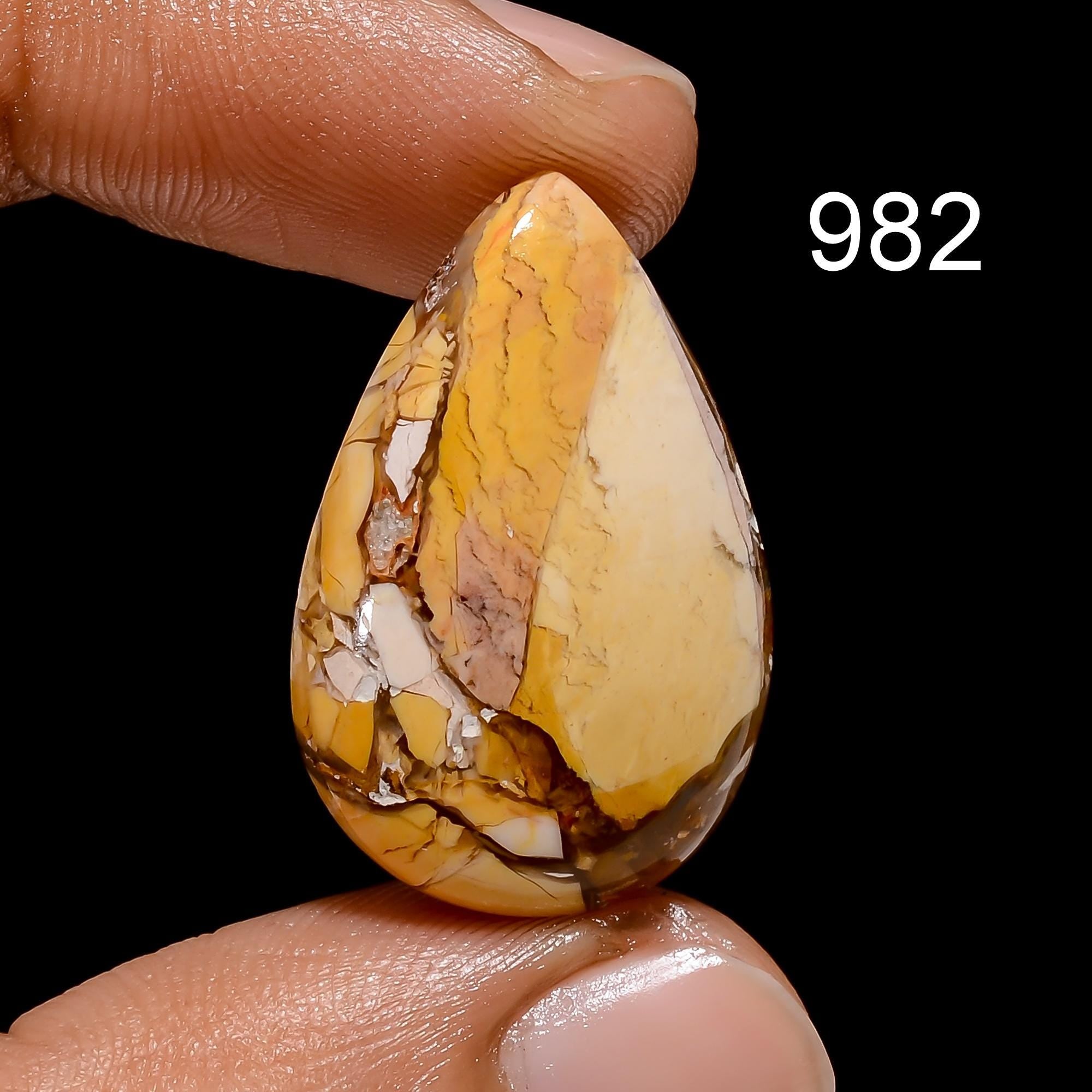 AAA Brecciated Mookaite Cabochon Natural Loose Gemstone Pendant Stone - image 6