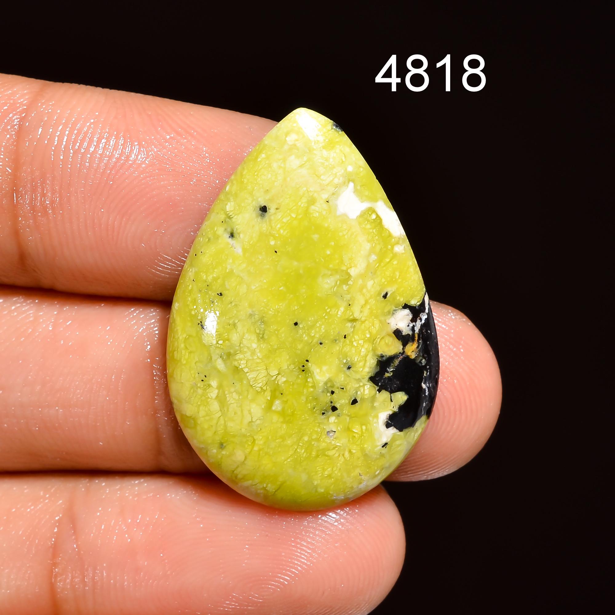 Natural Lizardite Cabochon Gemstone, Designer Crystal, DIY-ART-CRAFTS Lizardite Pendant Necklace Jewelry making supply. - image 5