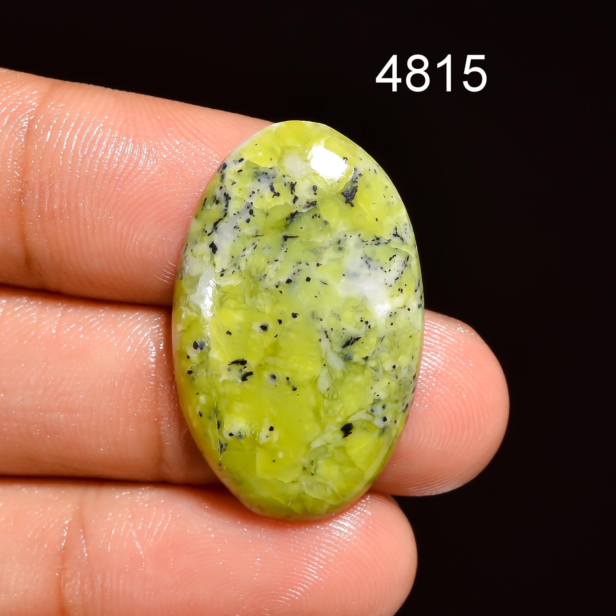 Natural Lizardite Cabochon Gemstone, Designer Crystal, DIY-ART-CRAFTS Lizardite Pendant Necklace Jewelry making supply. - image 2