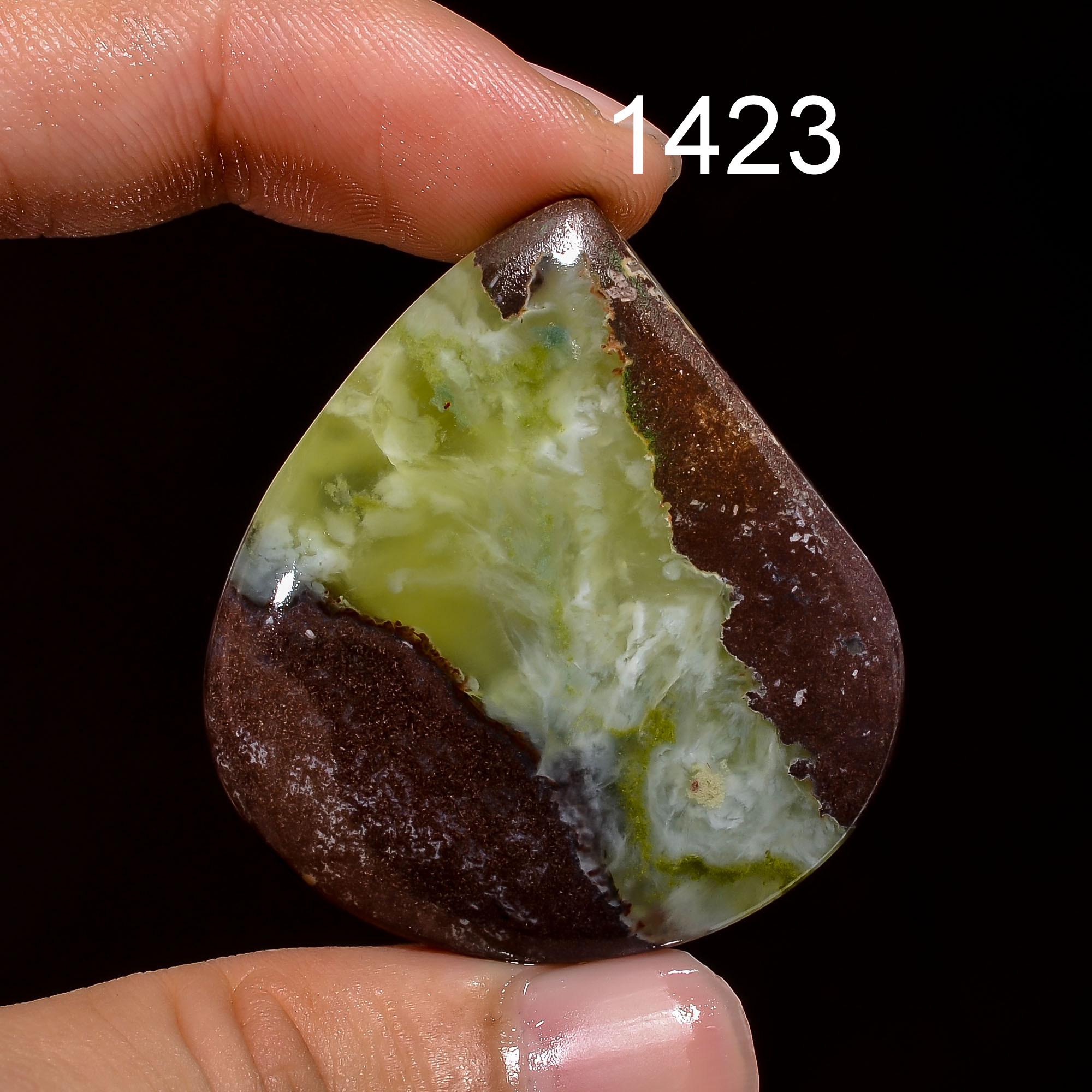 AAA Lemon Chrysoprase Cabochon: Mixed Shape,Pendent Making Loose Gemstone - image 5