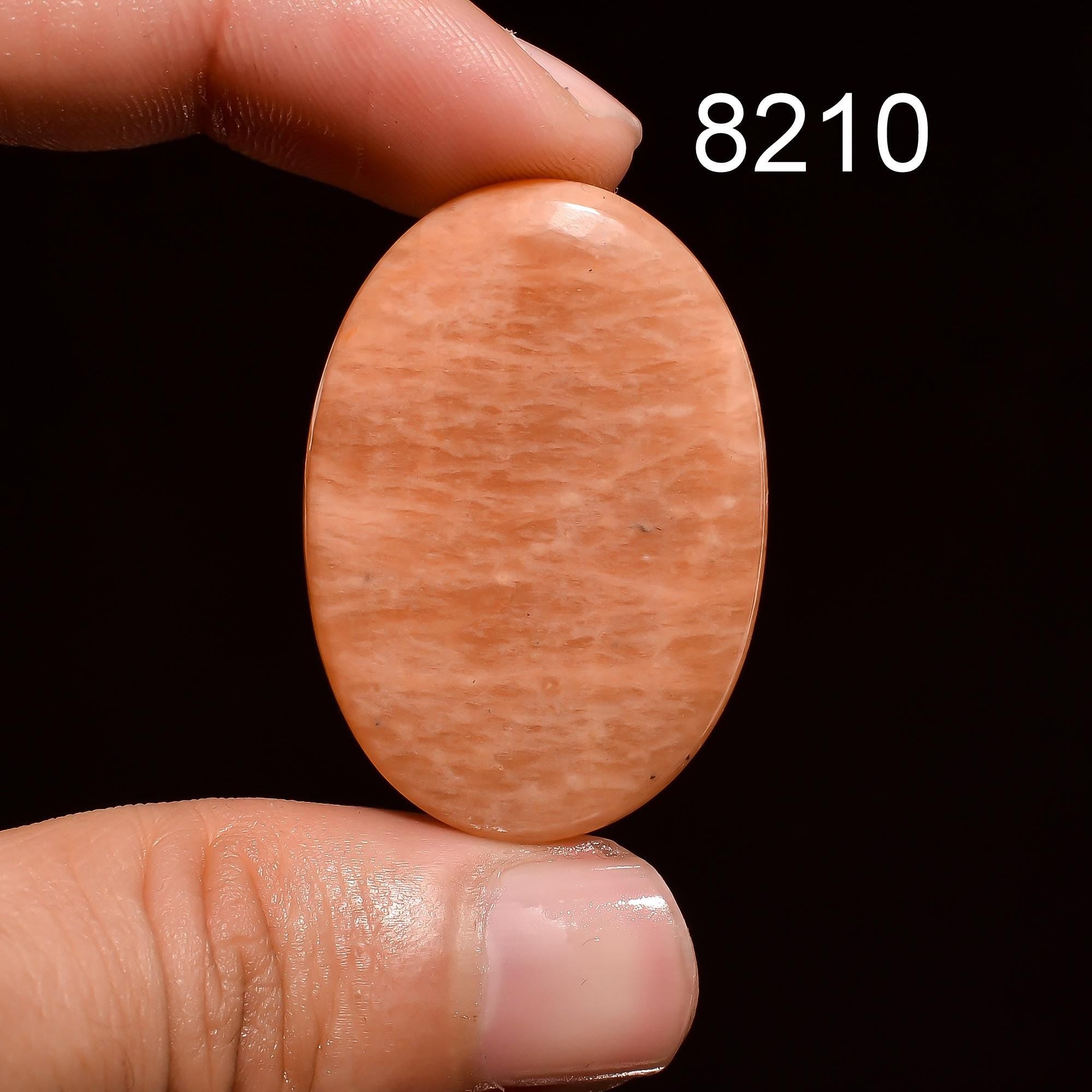 Peach Amazonite Gemstone: Mixed Cabochon, AAA Quality Loose Healing Gemstone - image 3