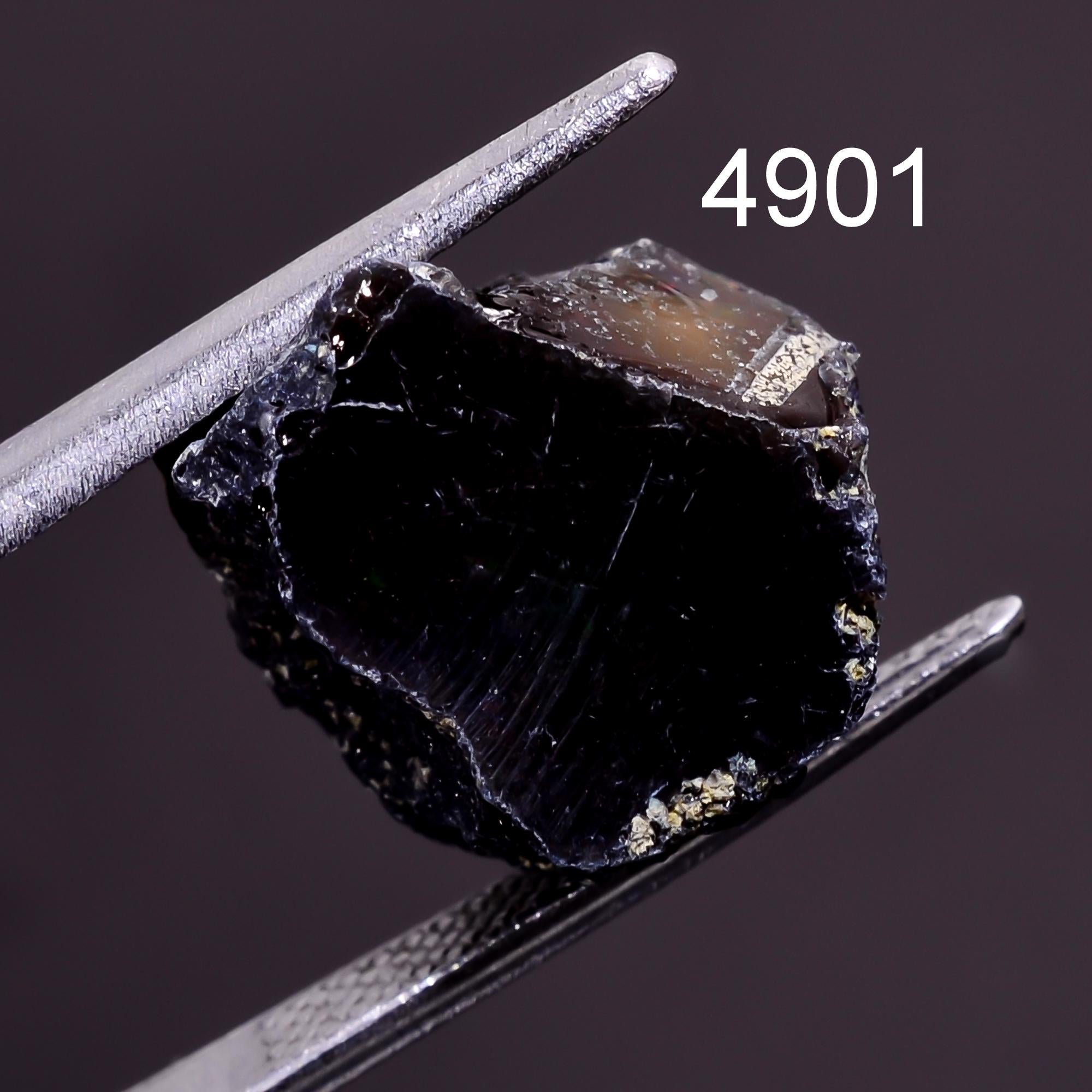 Ethiopian Black Opal Rough, Natural Fire Play Gemstone, Jewelry Making - image 4
