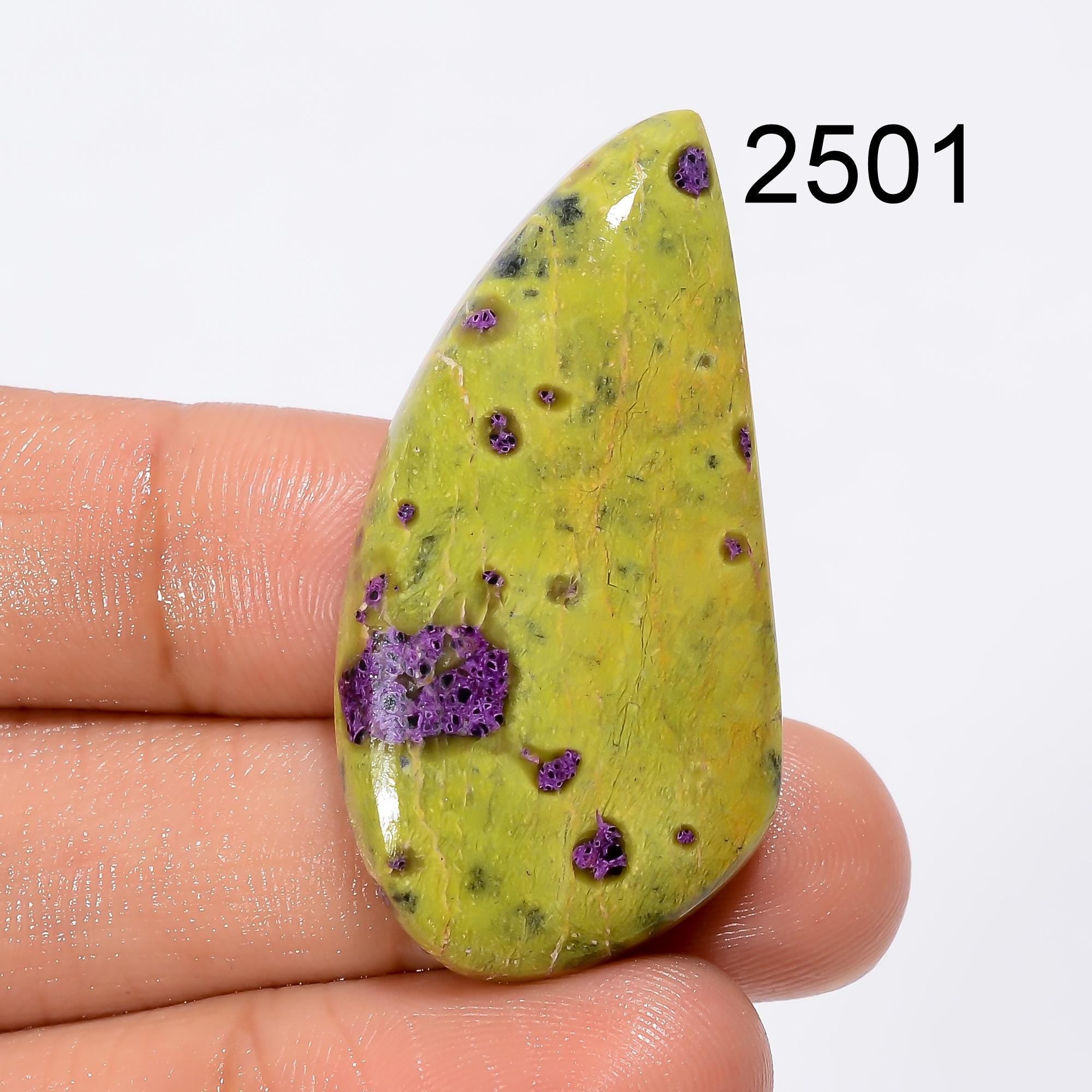 AAA Atlantisite Stichtite Gemstone Cabochon, Jewelry Making Supply Healing Crystal - image 6