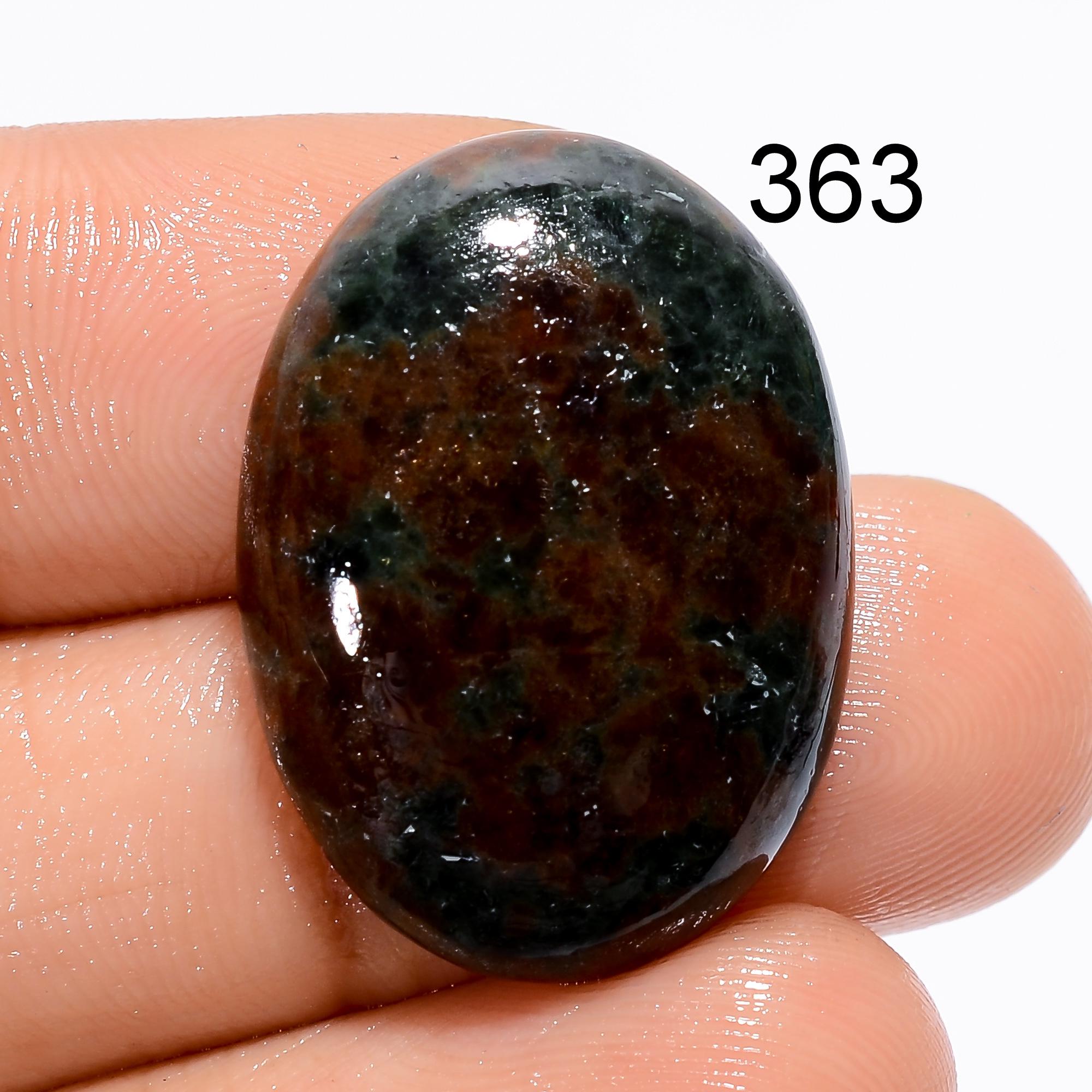 Natural Grass Garnet Gemstone Cabochon, Oval, AAA Quality Jewelry Mkaing - image 6