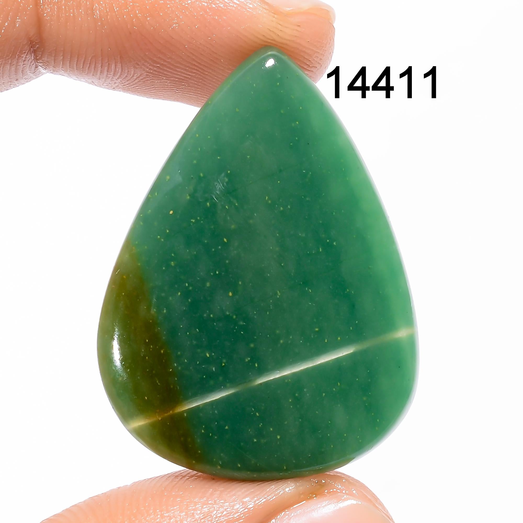 Natural Green Jade Gemstone Cabochon: Mixed Shape Loose Jade for Jewelry - image 8