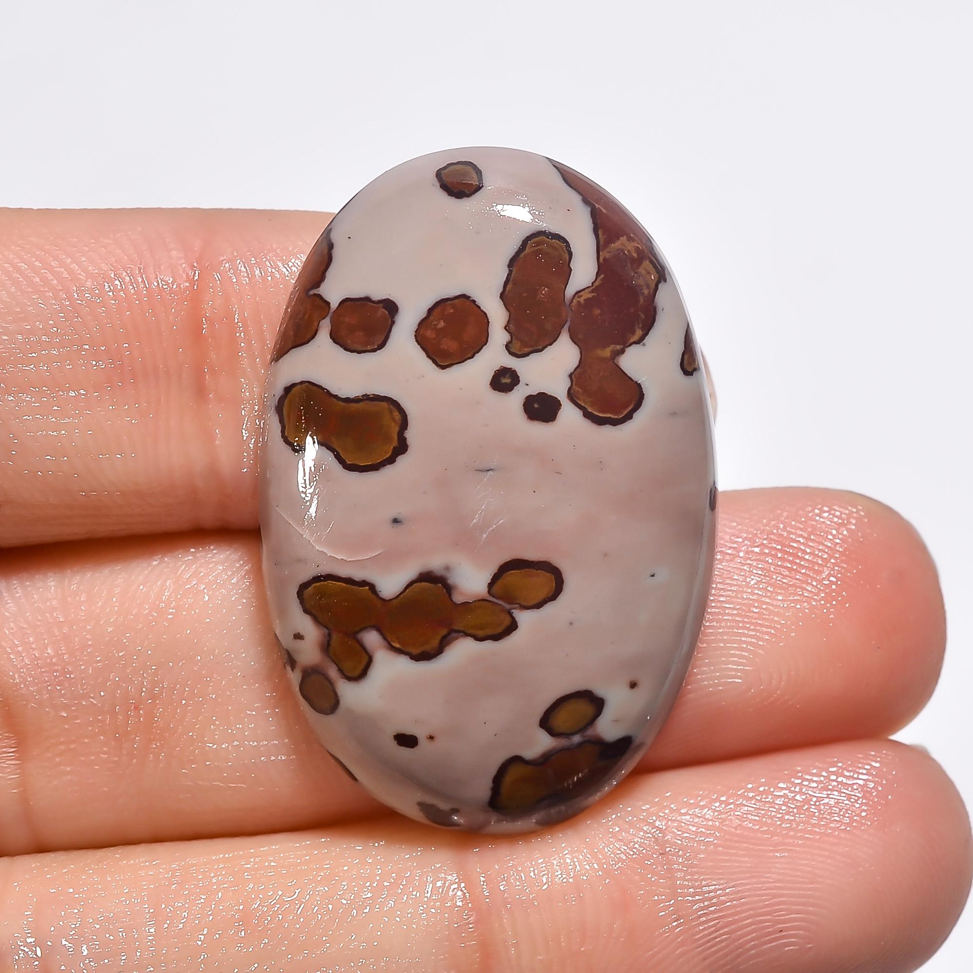 Coffee Bean Jasper Cabochon, Polished Gemstone, DIY Jewelry Making - image 2