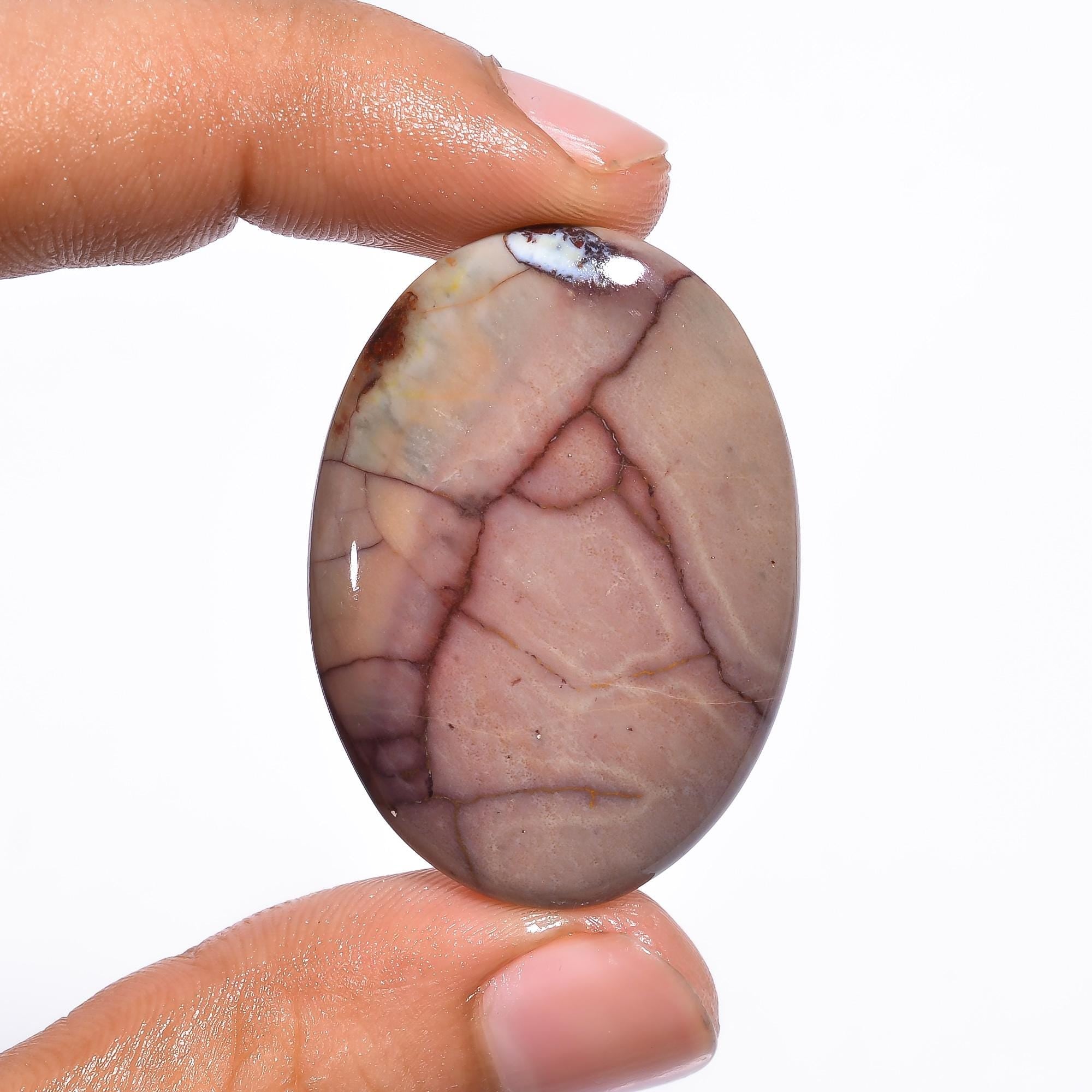 Oval Butterfly Jasper Cabochon, AAA Quality Custom Jewelry Making - image 4