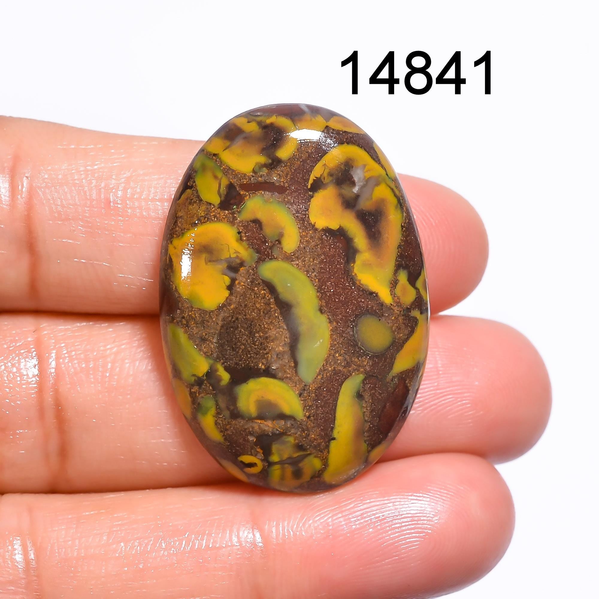 Ajooba jasper stones Fruit Jasper Cabochon, Healing Gemstone, Jewelry Making - image 2