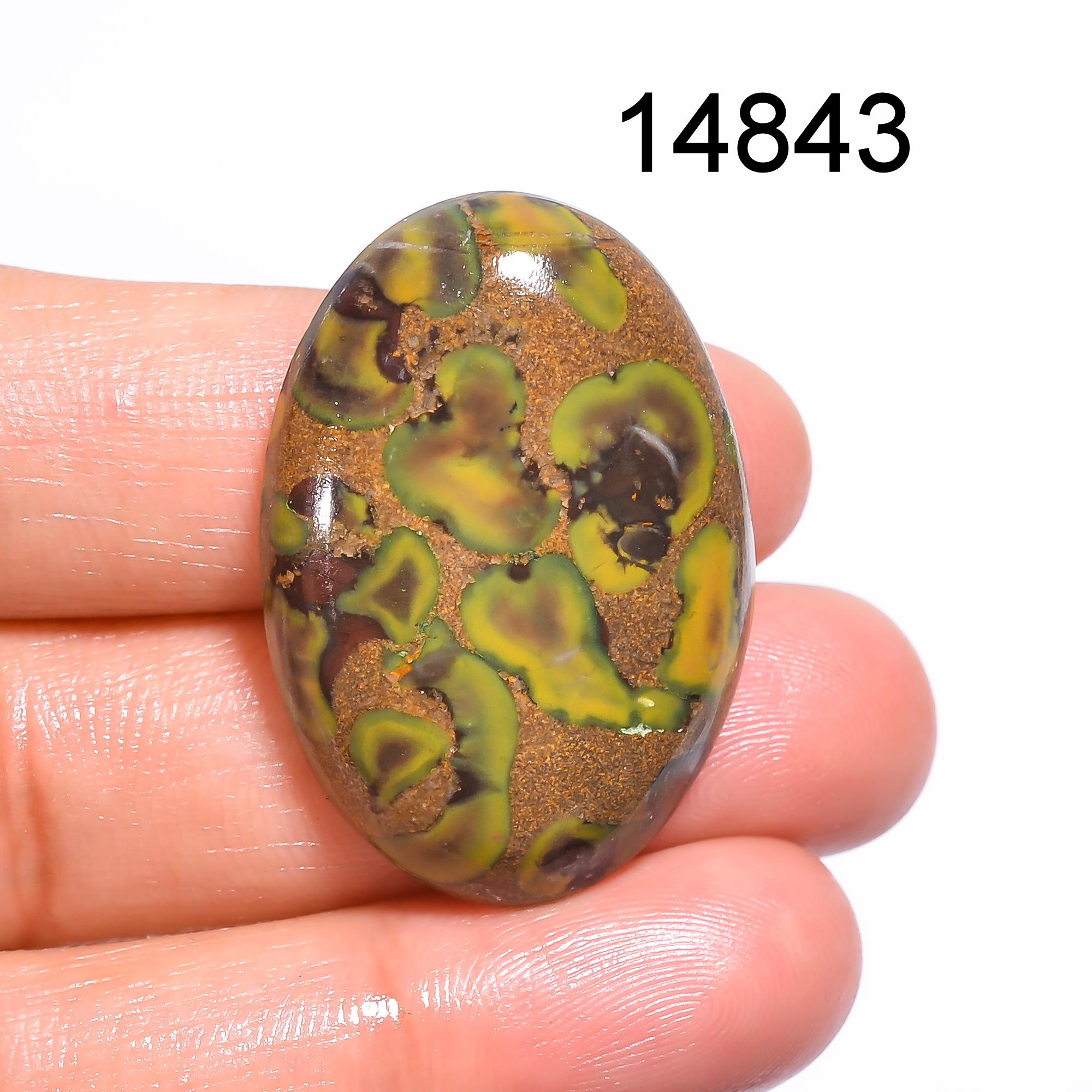 Ajooba jasper stones Fruit Jasper Cabochon, Healing Gemstone, Jewelry Making - image 4
