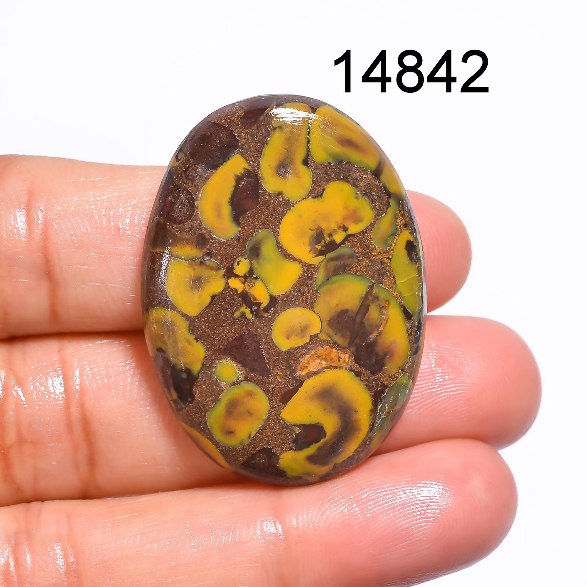 Ajooba jasper stones Fruit Jasper Cabochon, Healing Gemstone, Jewelry Making - image 3
