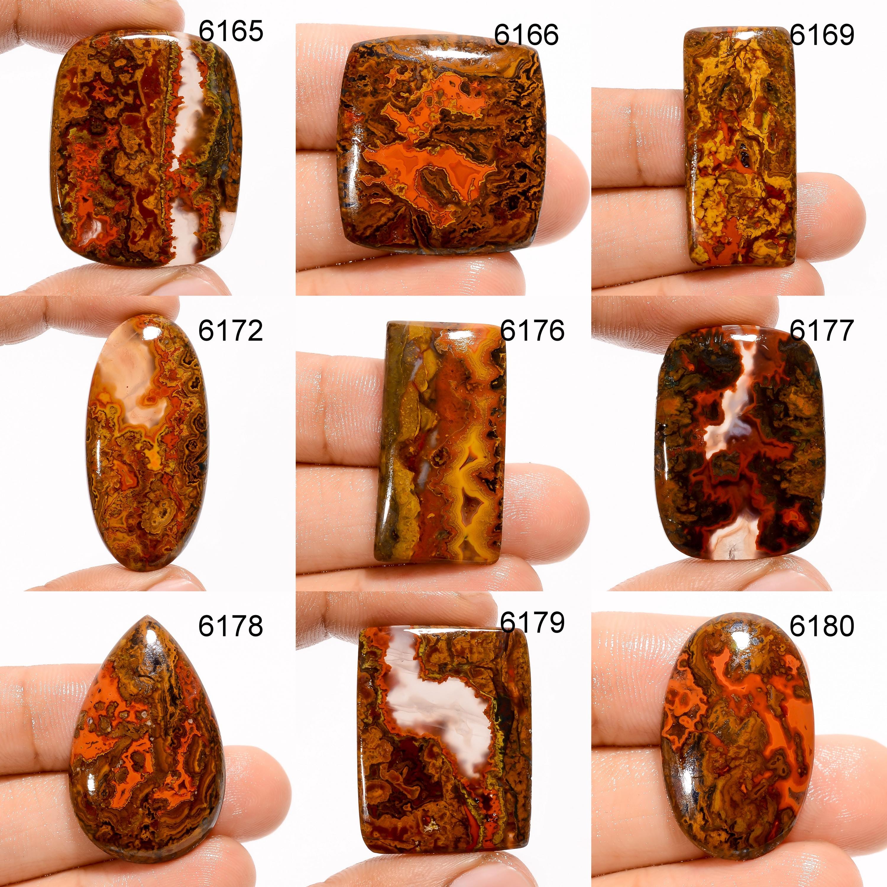 AAA Seam Agate Cabochon: Natural Gemstone for Jewelry Making - image 3