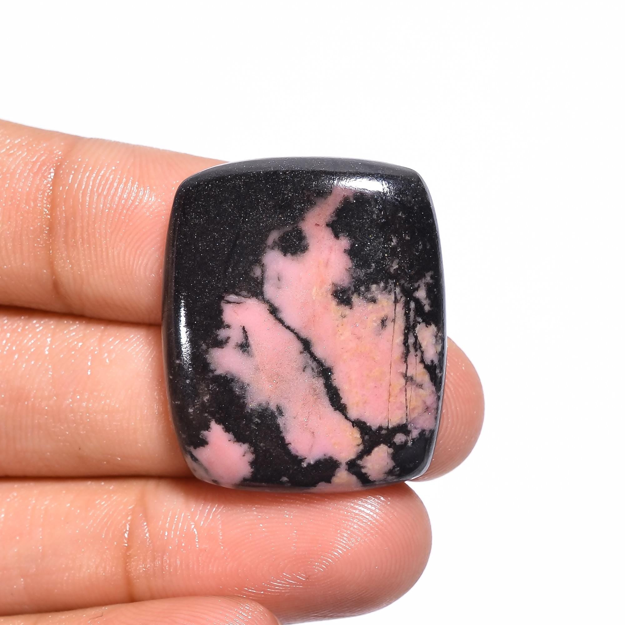 AAA Rhodonite Cabochon, Mix Shape Gemstone, Jewelry Making - image 2