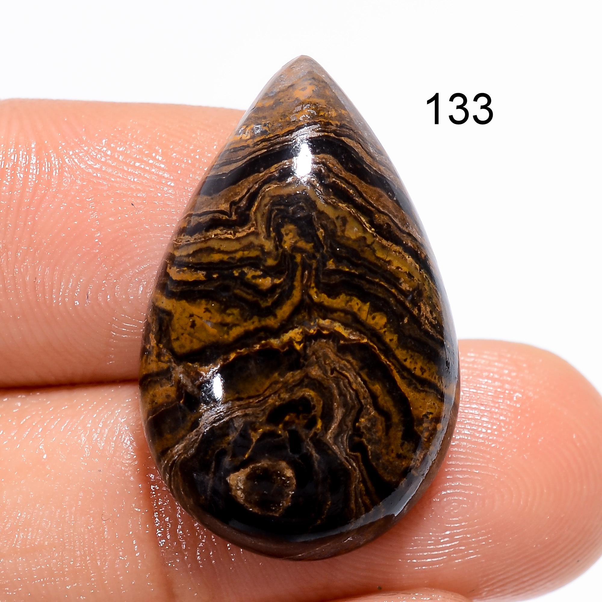 AAA Stromatolite Gemstone Cabochon, Natural Mix Shape, Jewelry Making Loose Stone - image 2