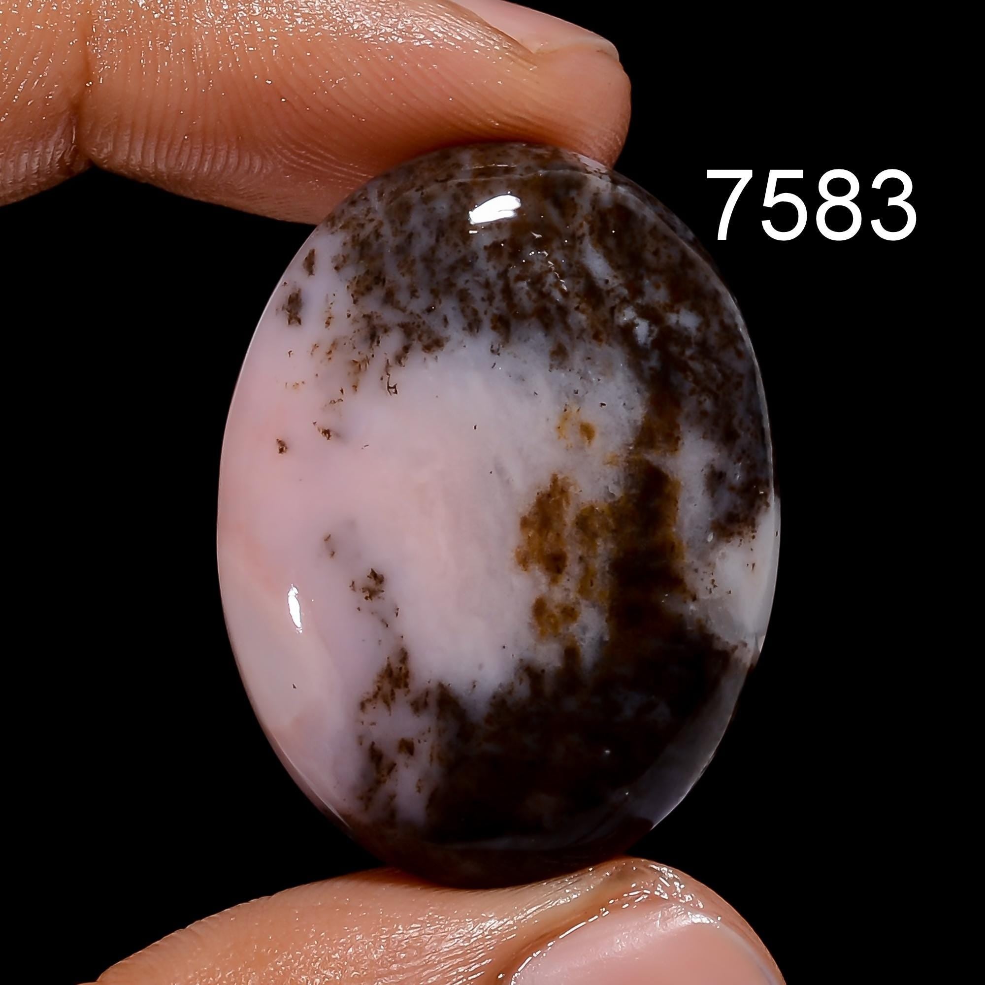 AAA Pink Opal Cabochon: Loose Gemstone for Jewelry Making - image 4
