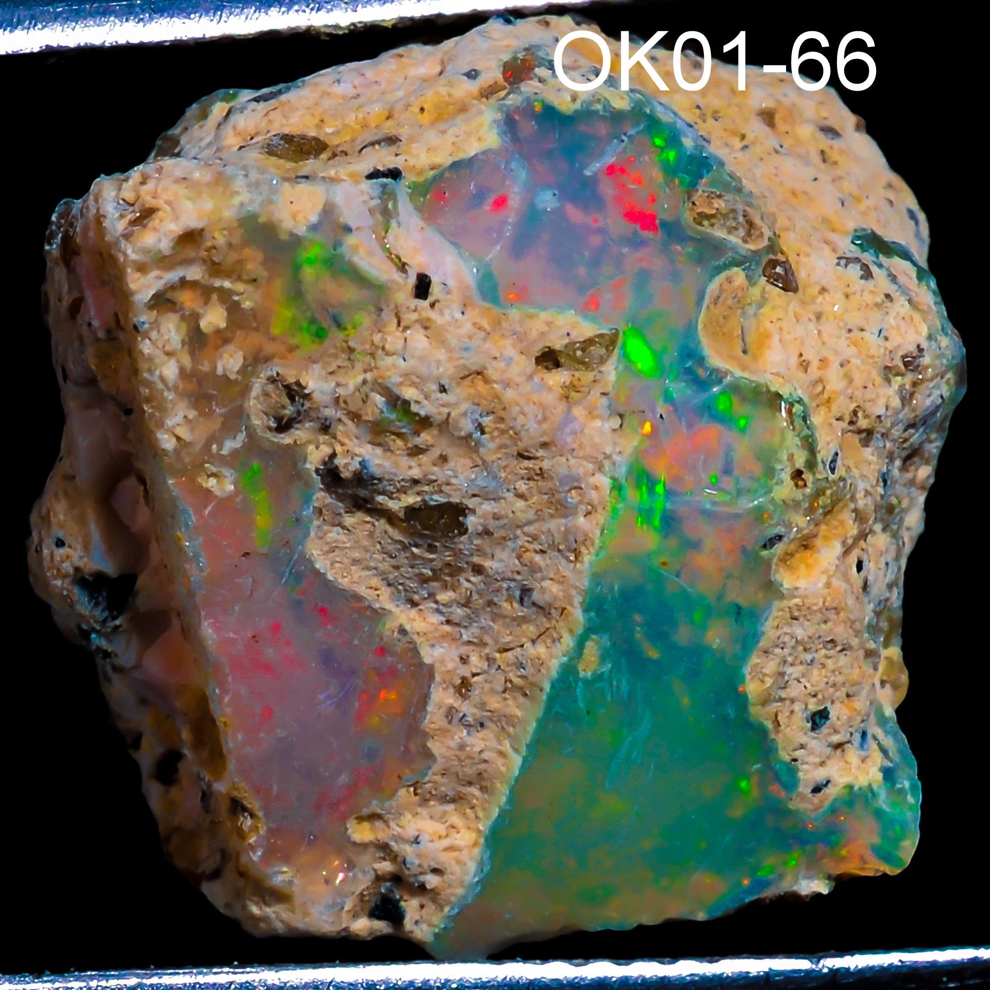 Ethiopian Raw Opals with rough texture