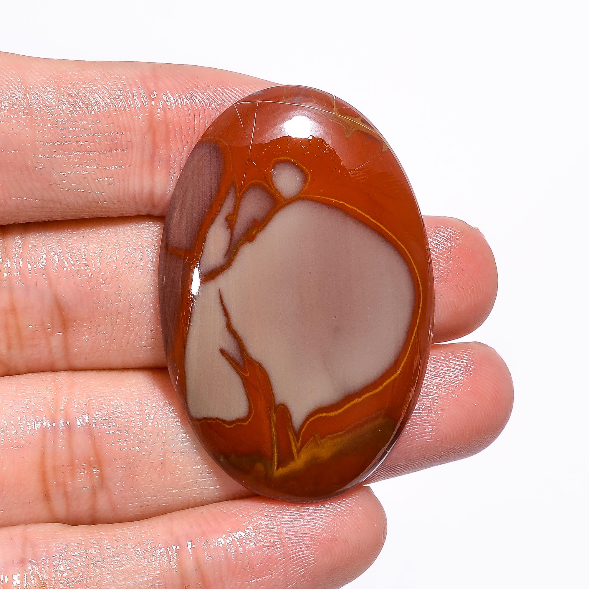 Natural Noreena Jasper Cabochon, Designer Gemstone Pendant Stone - image 3