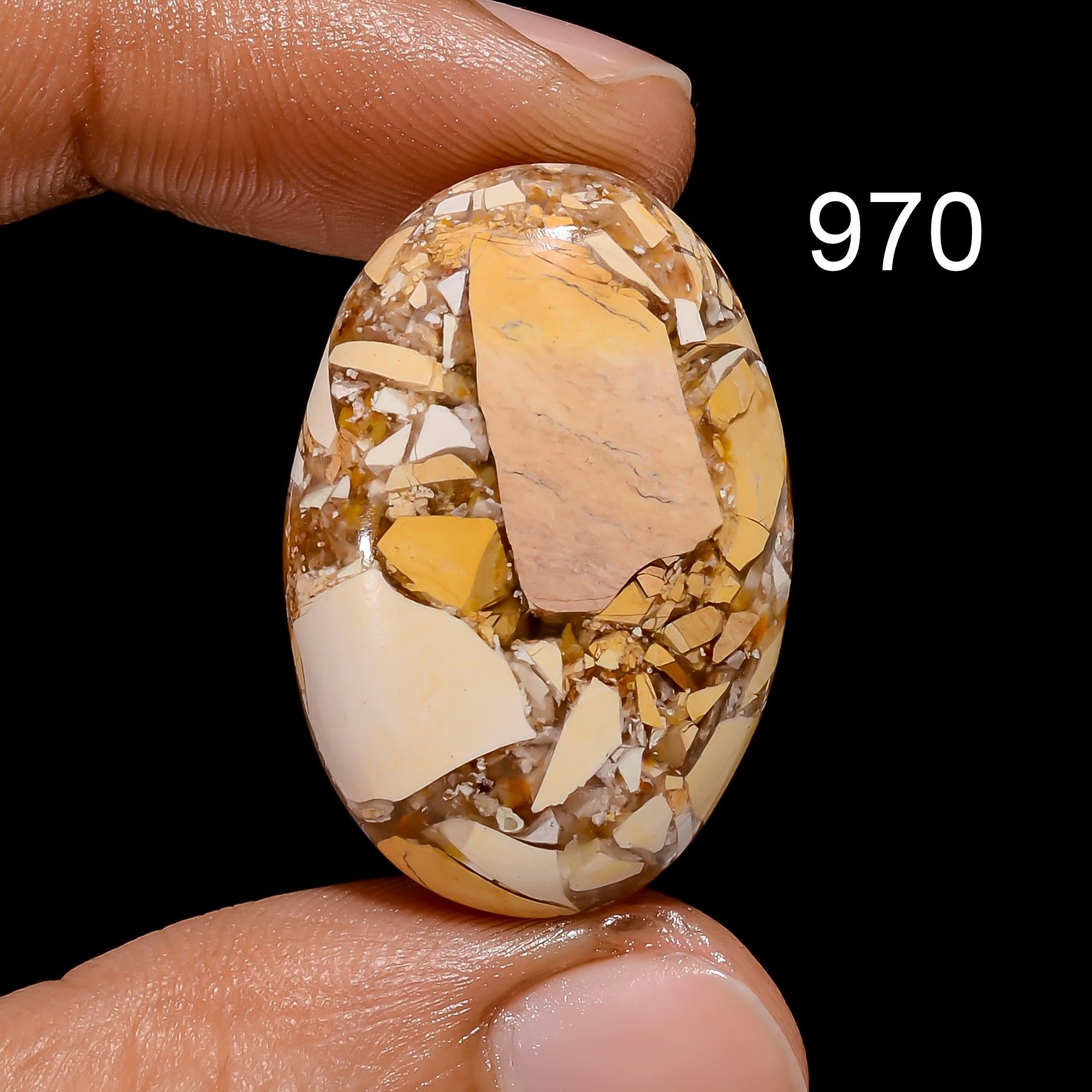 AAA Brecciated Mookaite Cabochon Natural Loose Gemstone Pendant Stone - image 3