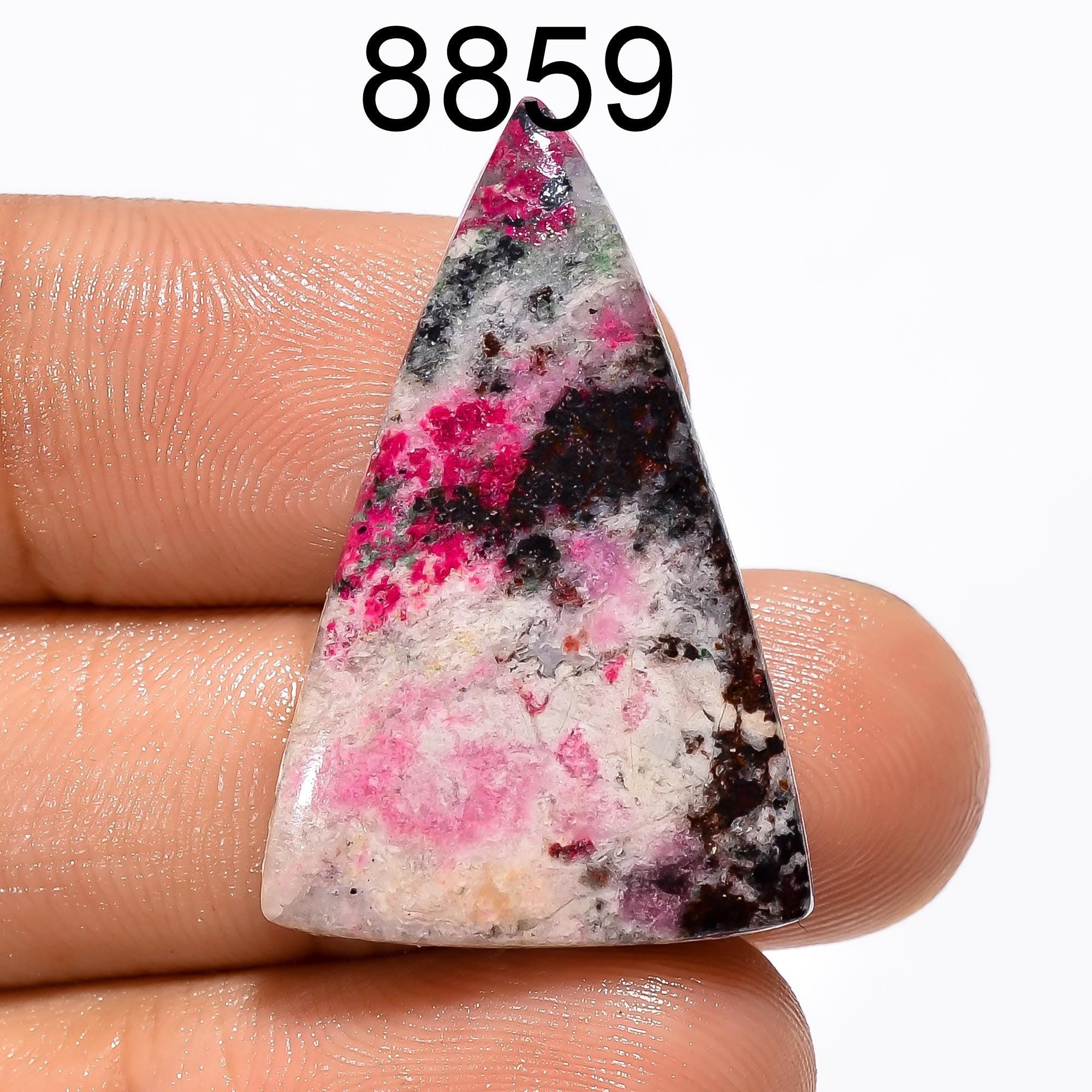 Natural Pink Cobalt Gemstone, Designer Cabochon Crystal, DIY-ART-CRAFTS Pendant. - image 4