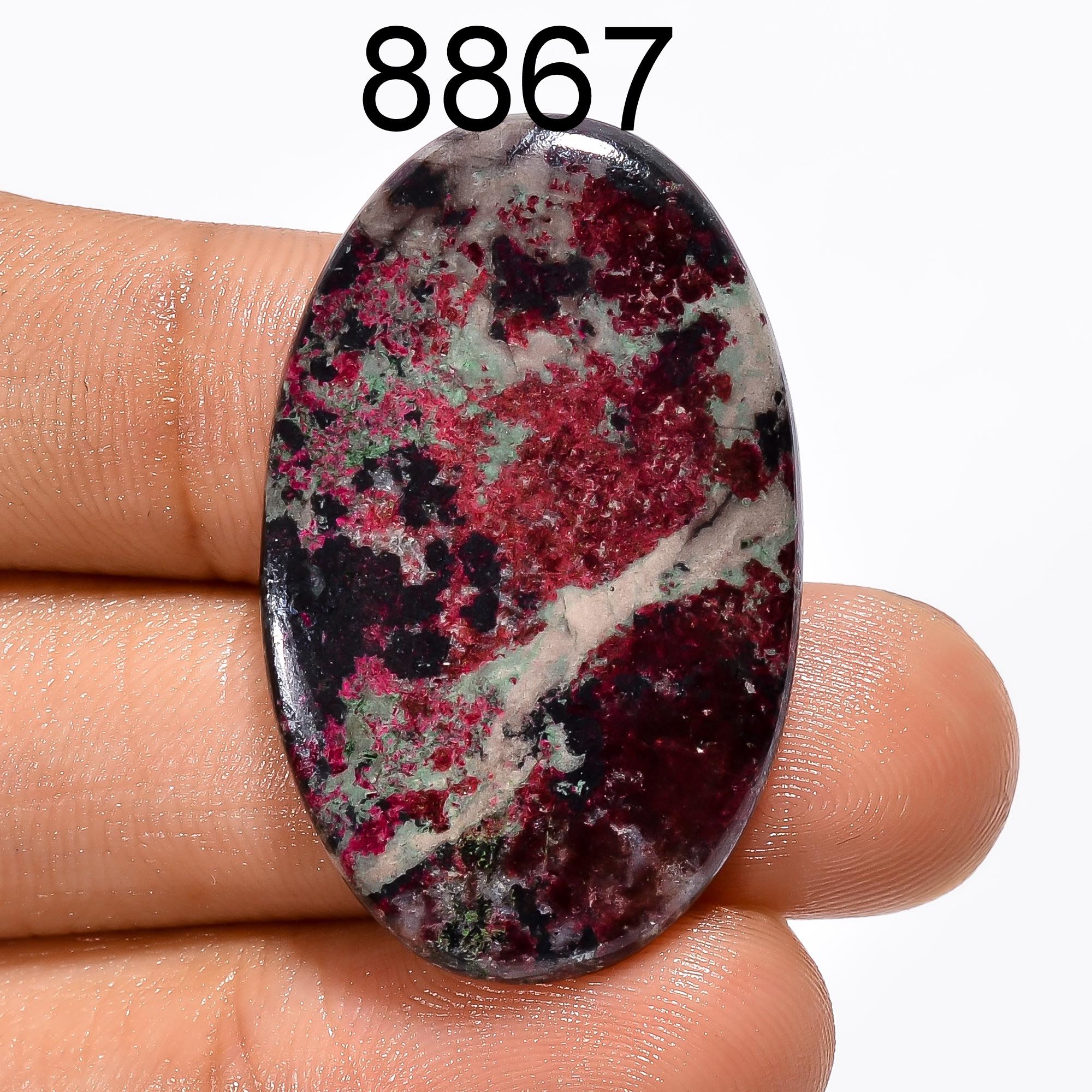 Natural Pink Cobalt Gemstone, Designer Cabochon Crystal, DIY-ART-CRAFTS Pendant. - image 5
