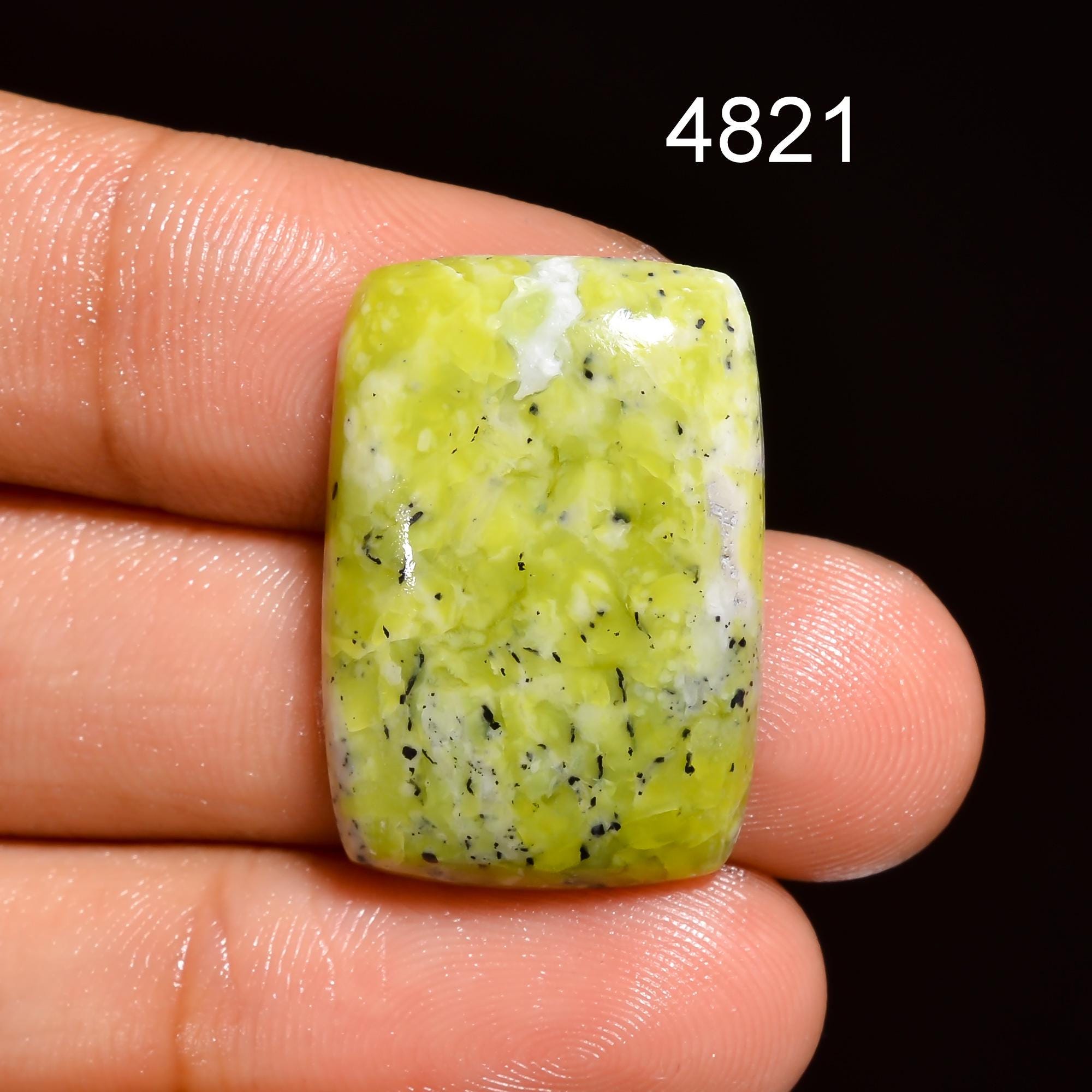 Natural Lizardite Cabochon Gemstone, Designer Crystal, DIY-ART-CRAFTS Lizardite Pendant Necklace Jewelry making supply. - image 6