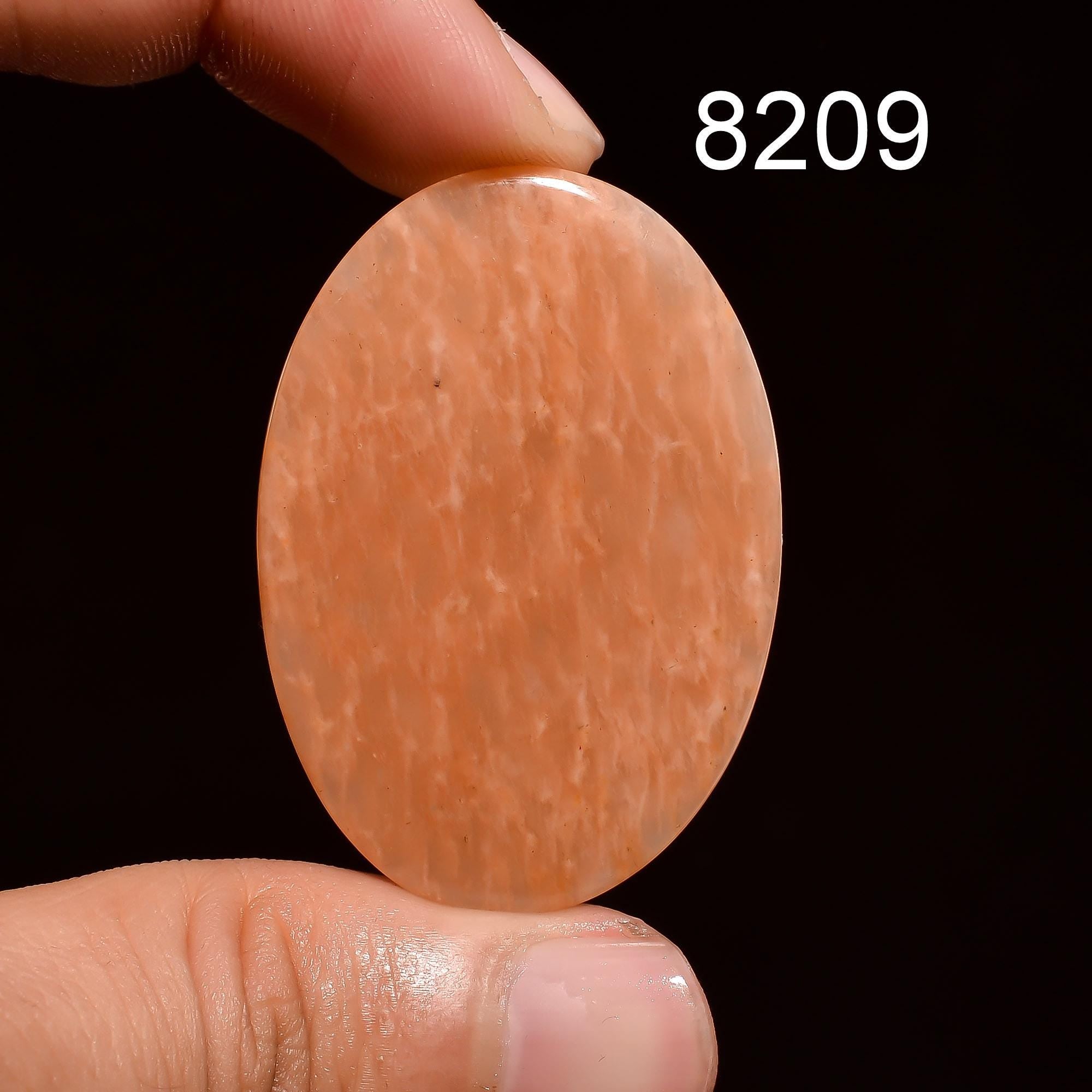 Peach Amazonite Gemstone: Mixed Cabochon, AAA Quality Loose Healing Gemstone - image 2