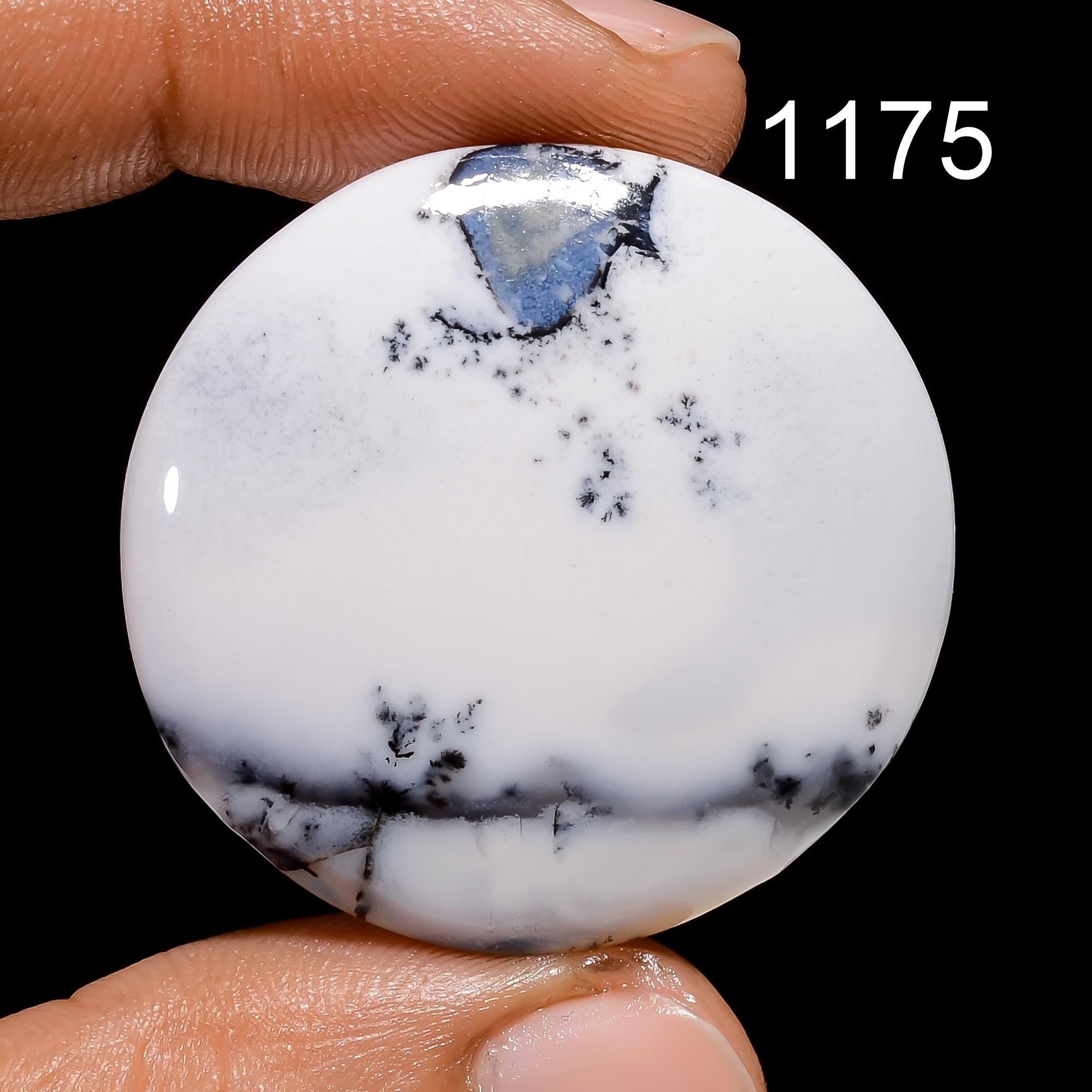 Natural Dendrite Opal Cabochon: Opal Gemstone for Jewelry Healing Crystal - image 5