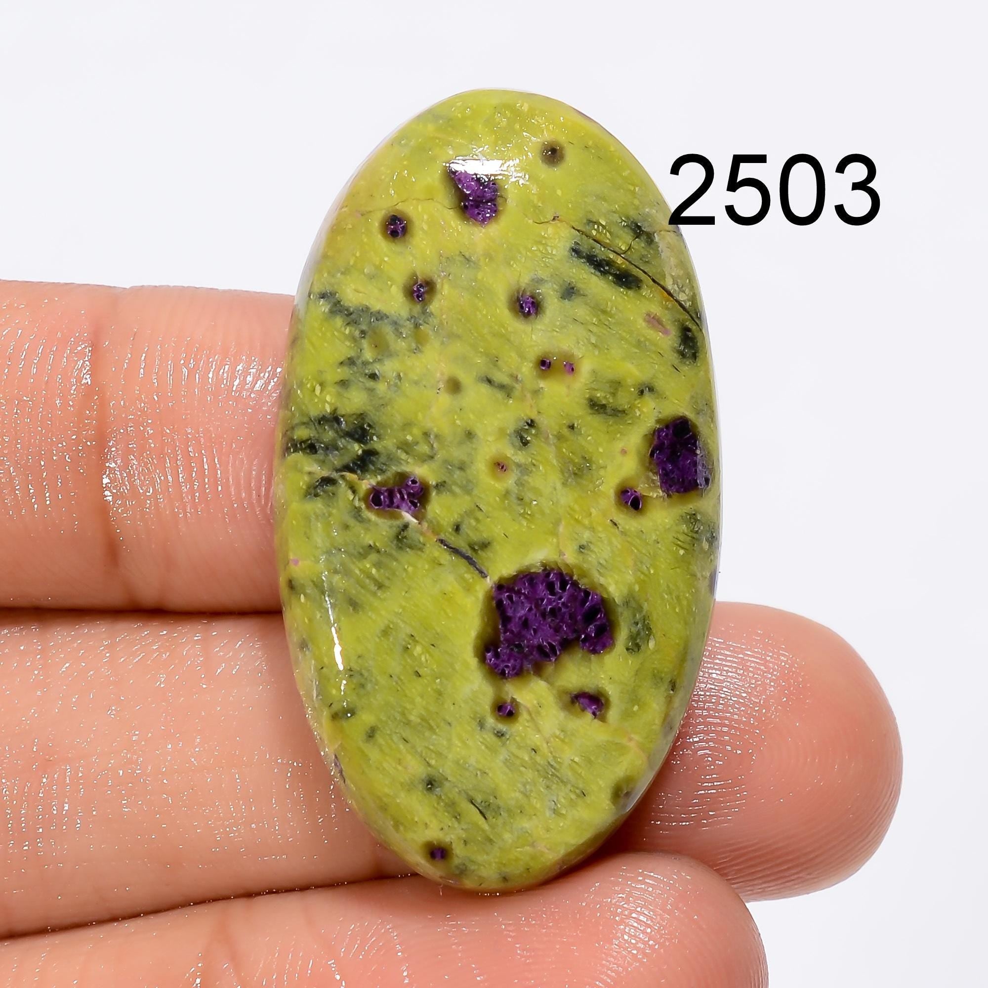 AAA Atlantisite Stichtite Gemstone Cabochon, Jewelry Making Supply Healing Crystal - image 7