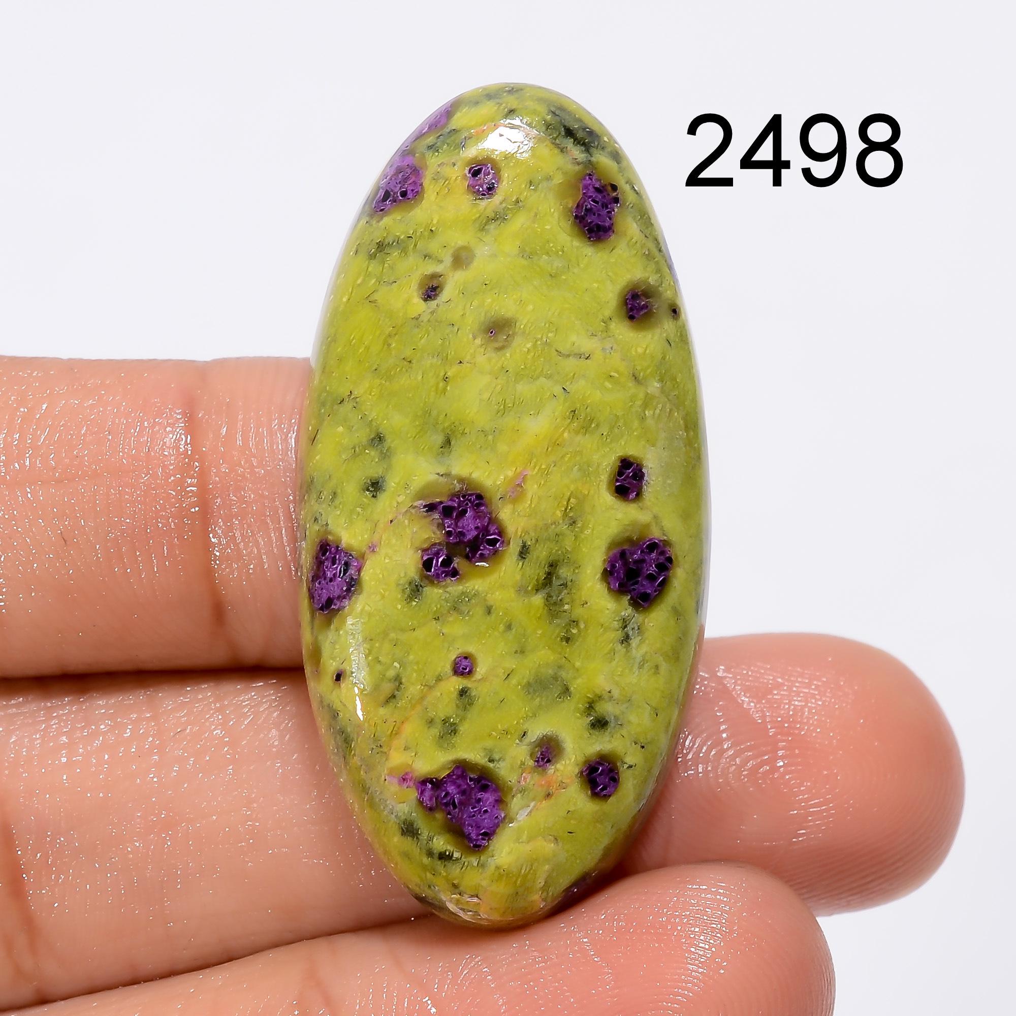 AAA Atlantisite Stichtite Gemstone Cabochon, Jewelry Making Supply Healing Crystal - image 3