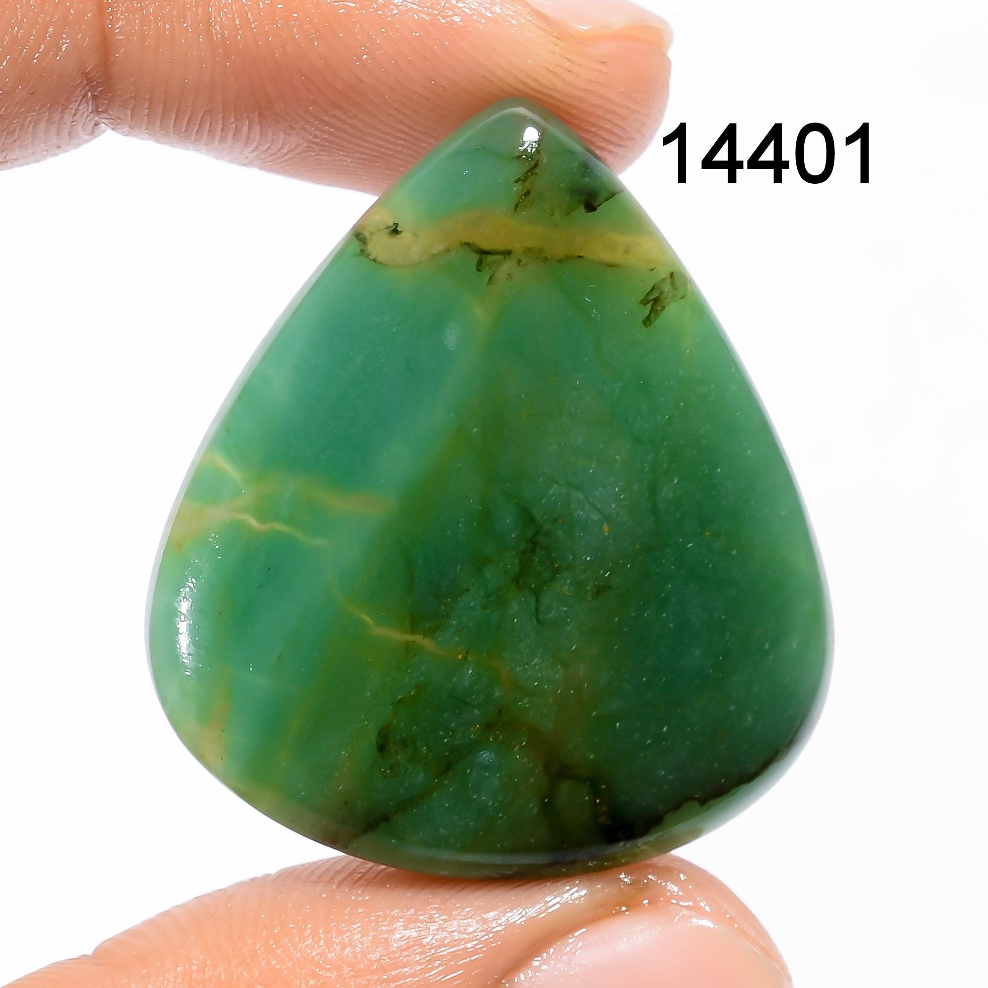 Natural Green Jade Gemstone Cabochon: Mixed Shape Loose Jade for Jewelry - image 2
