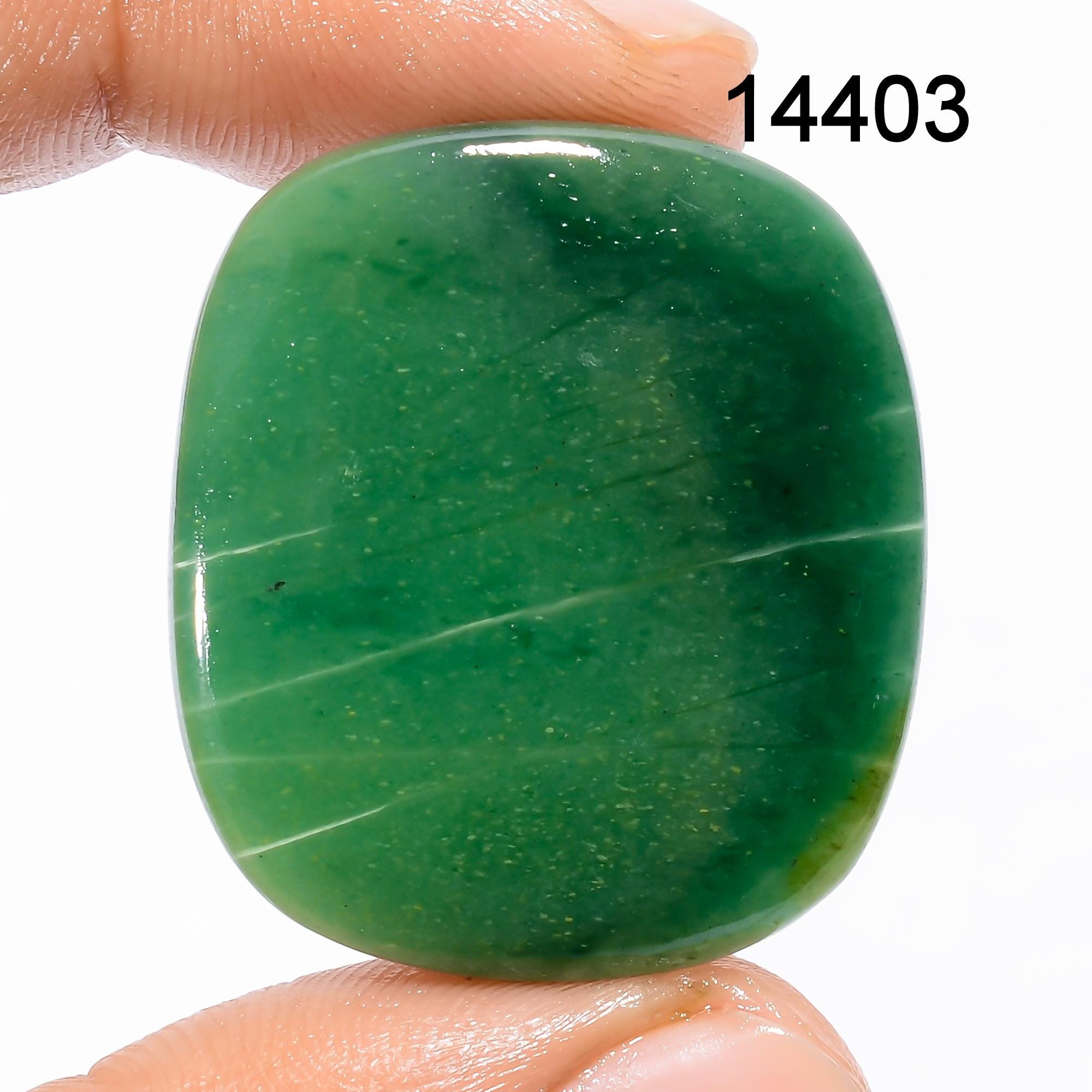 Natural Green Jade Gemstone Cabochon: Mixed Shape Loose Jade for Jewelry - image 3