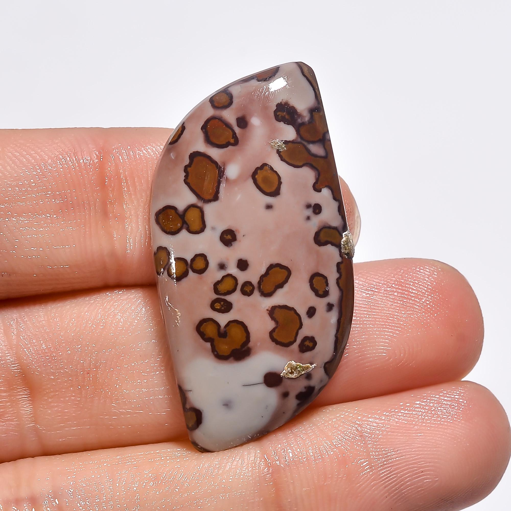 Coffee Bean Jasper Cabochon, Polished Gemstone, DIY Jewelry Making - image 3