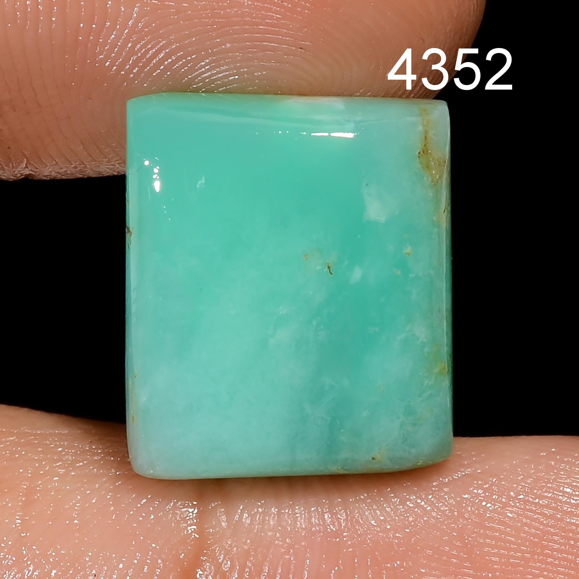 Natural Green Chrysoprase Cabochon, Loose Gemstone, Jewelry Making - image 3