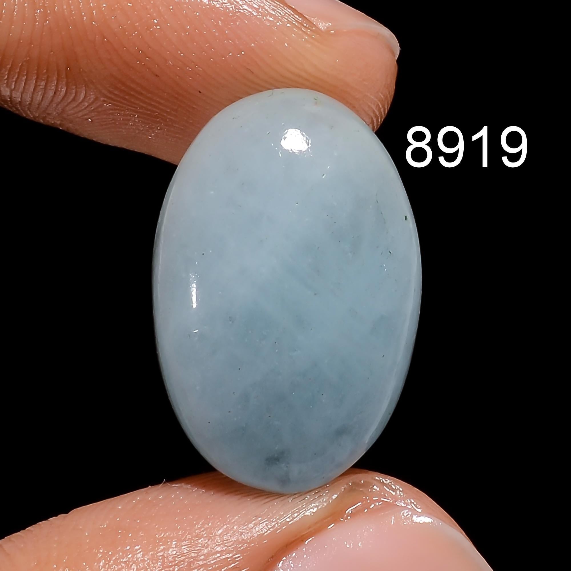 AAA Blue Aquamarine Cabochon, Rare Gemstone, Jewelry Making - image 6